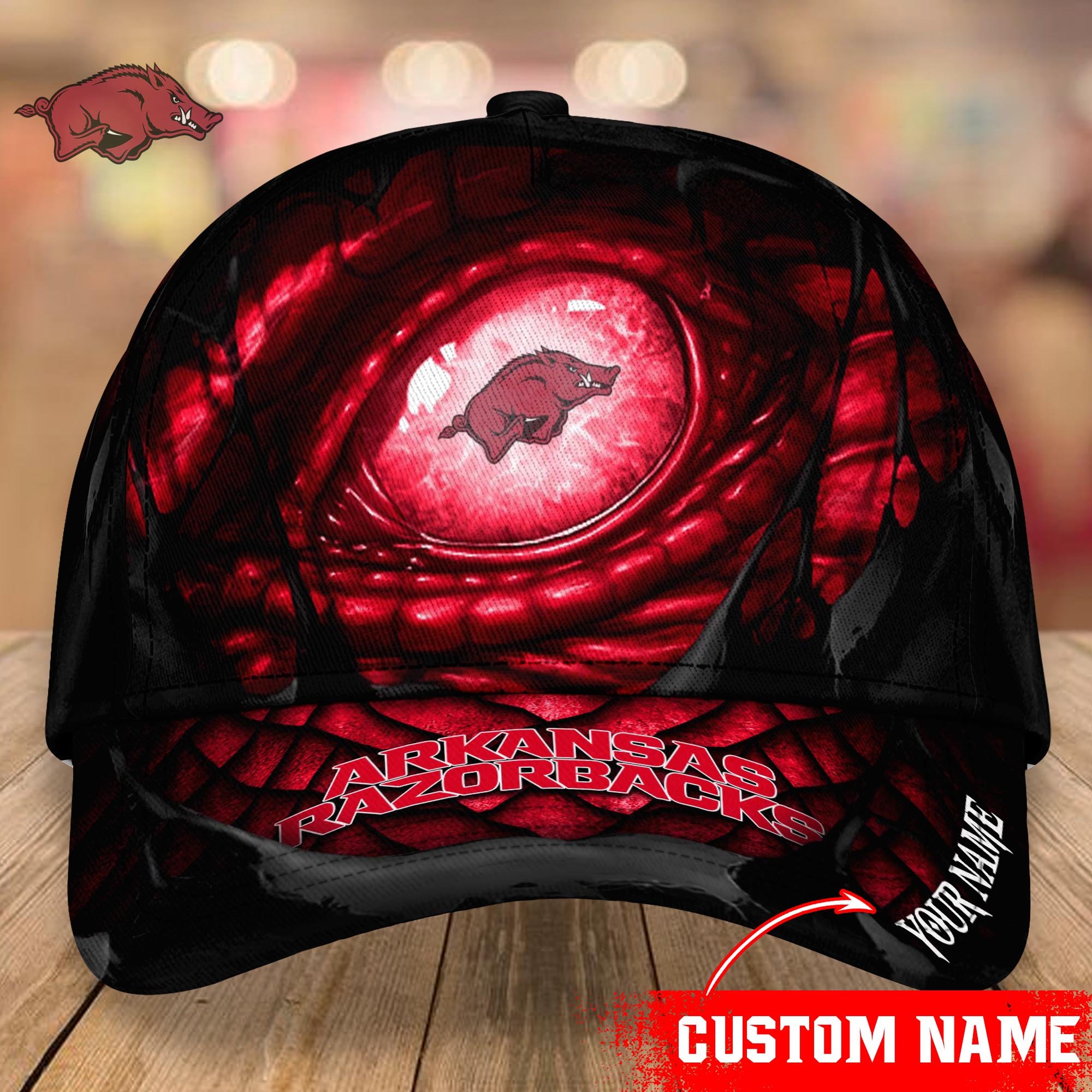 Arkansas Razorbacks CAP Custom T-33952