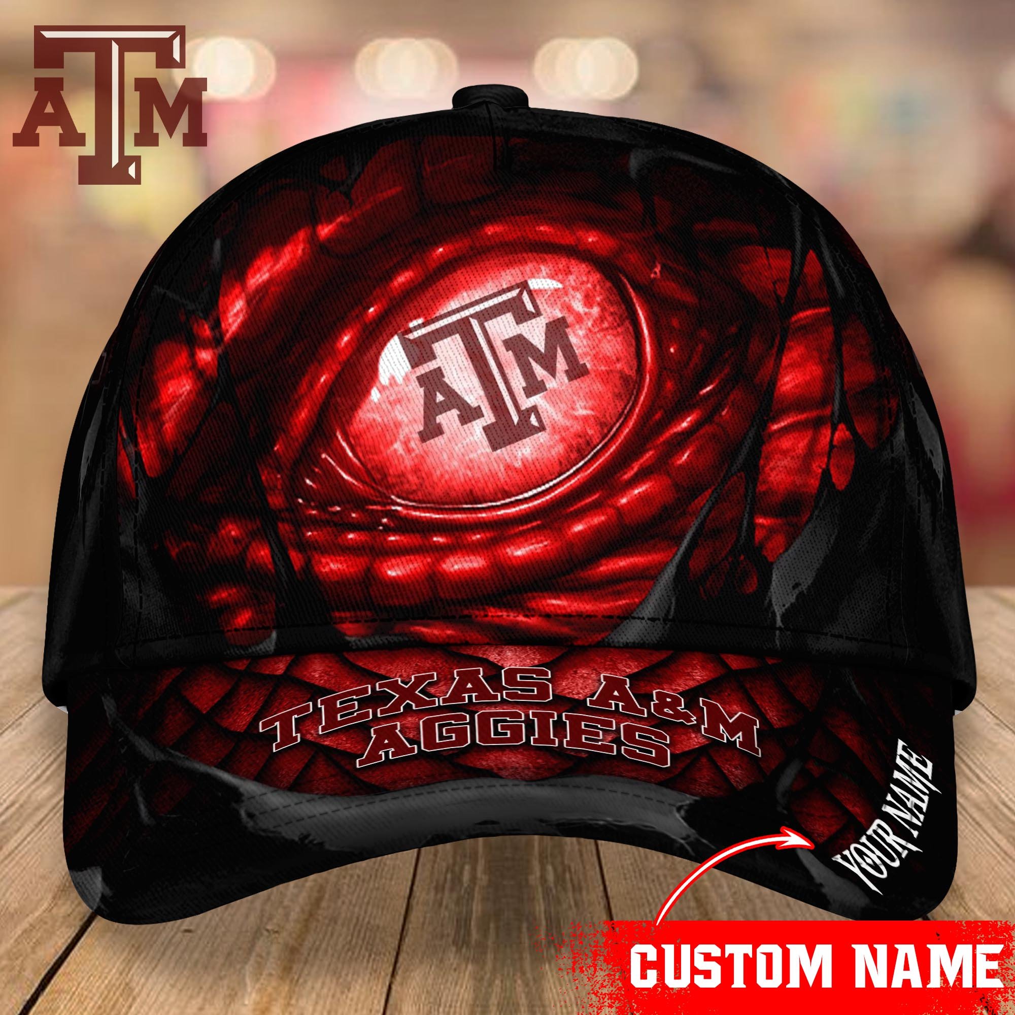 Texas A&M Aggies CAP Custom T-33952