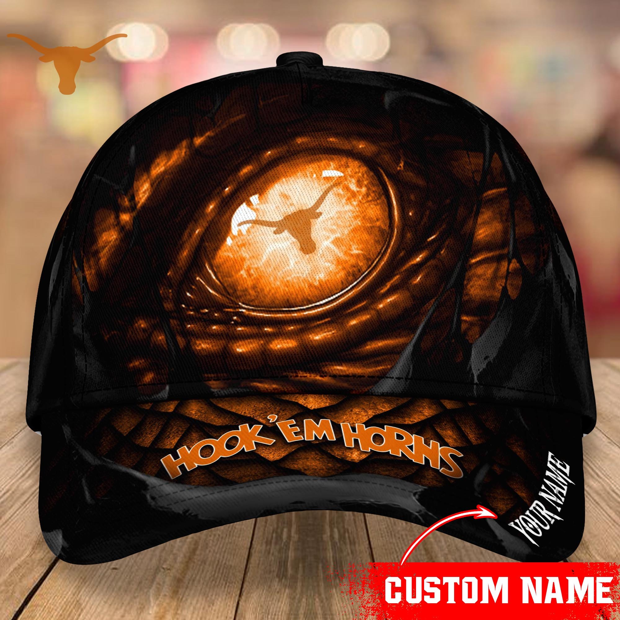 Texas Longhorns CAP Custom T-33952