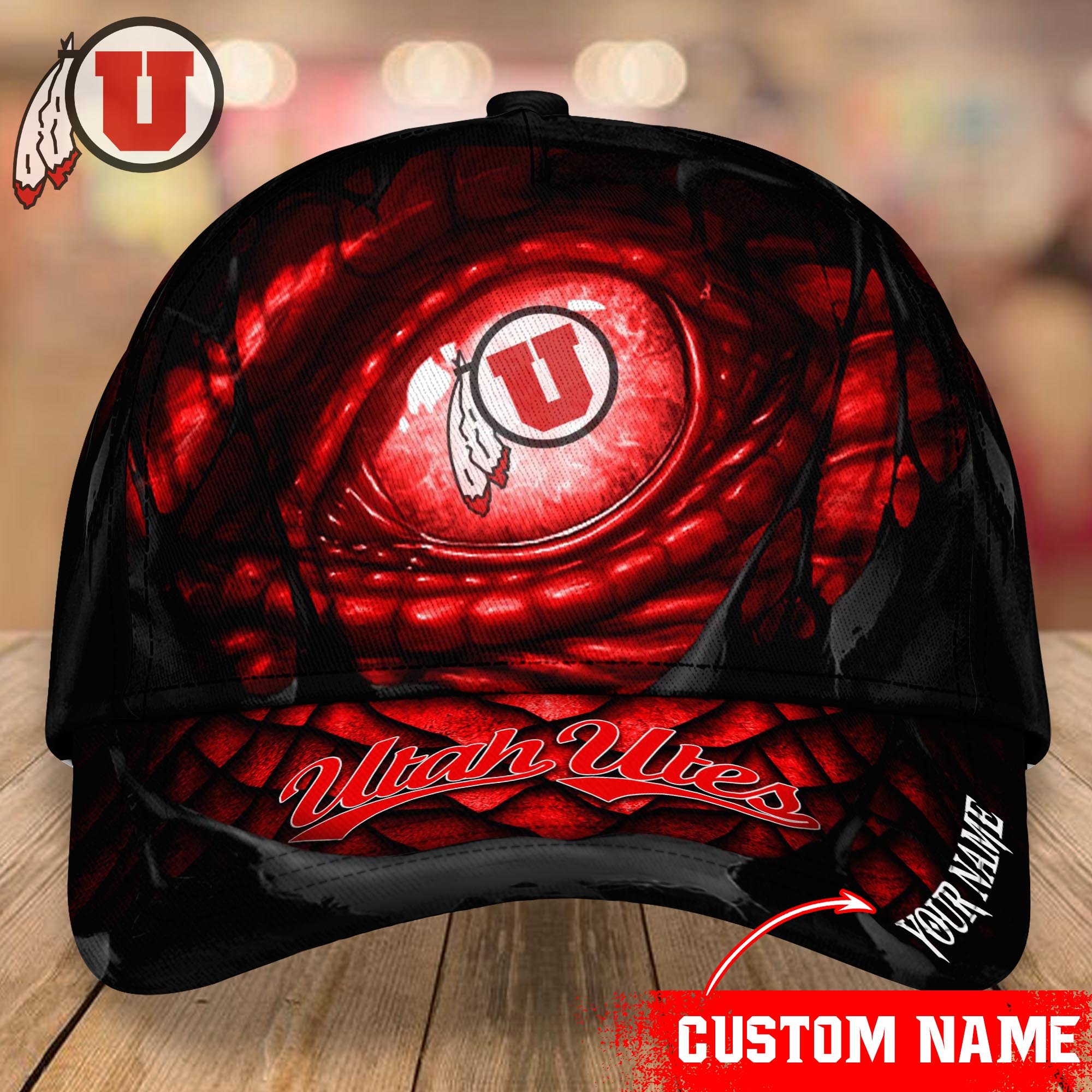 Utah Utes CAP Custom T-33952
