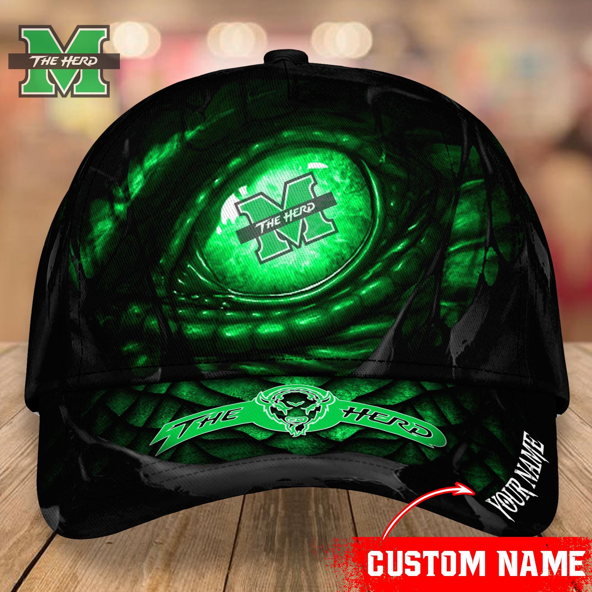 Marshall Thundering Herd CAP Custom T-33953