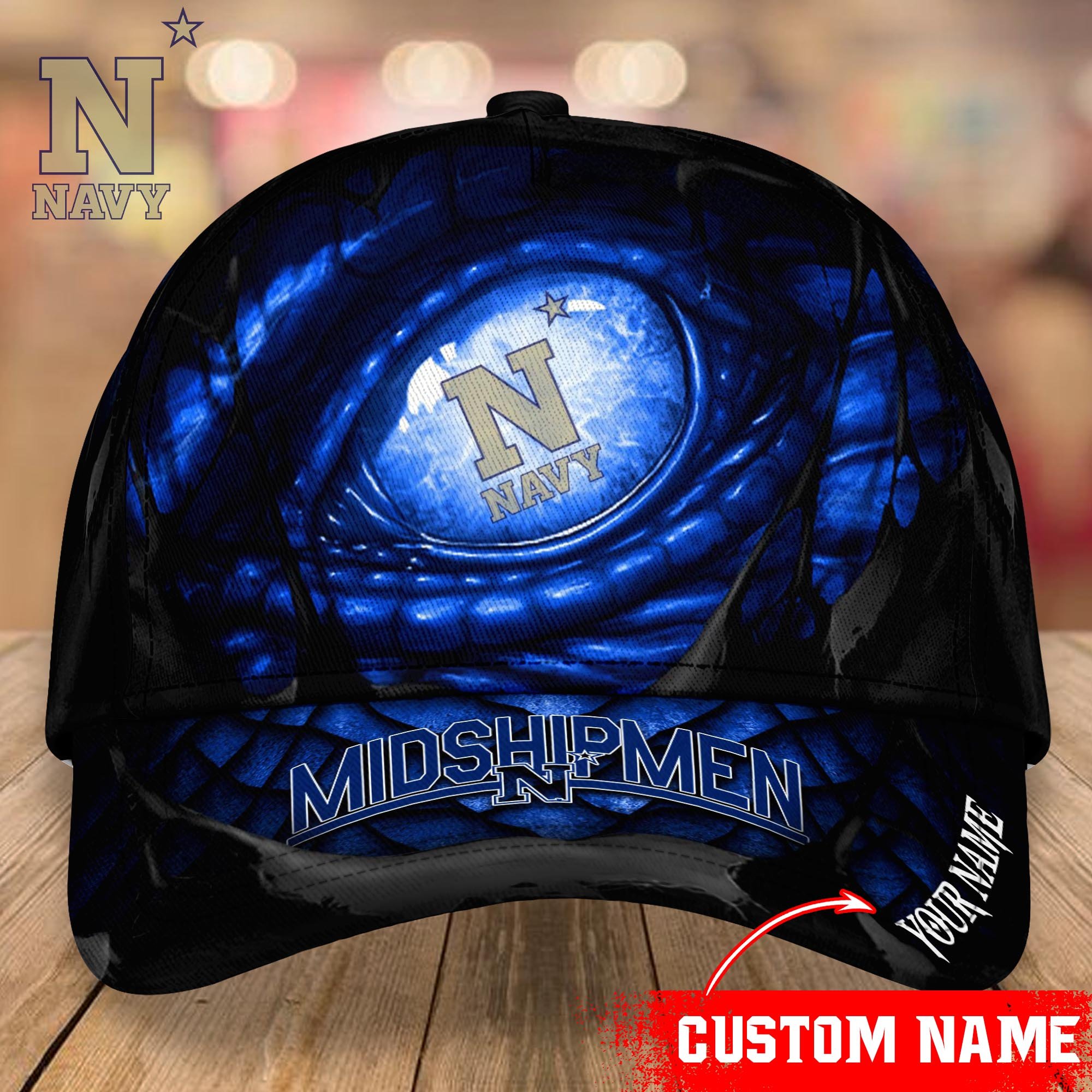 Navy Midshipmen CAP Custom T-33953