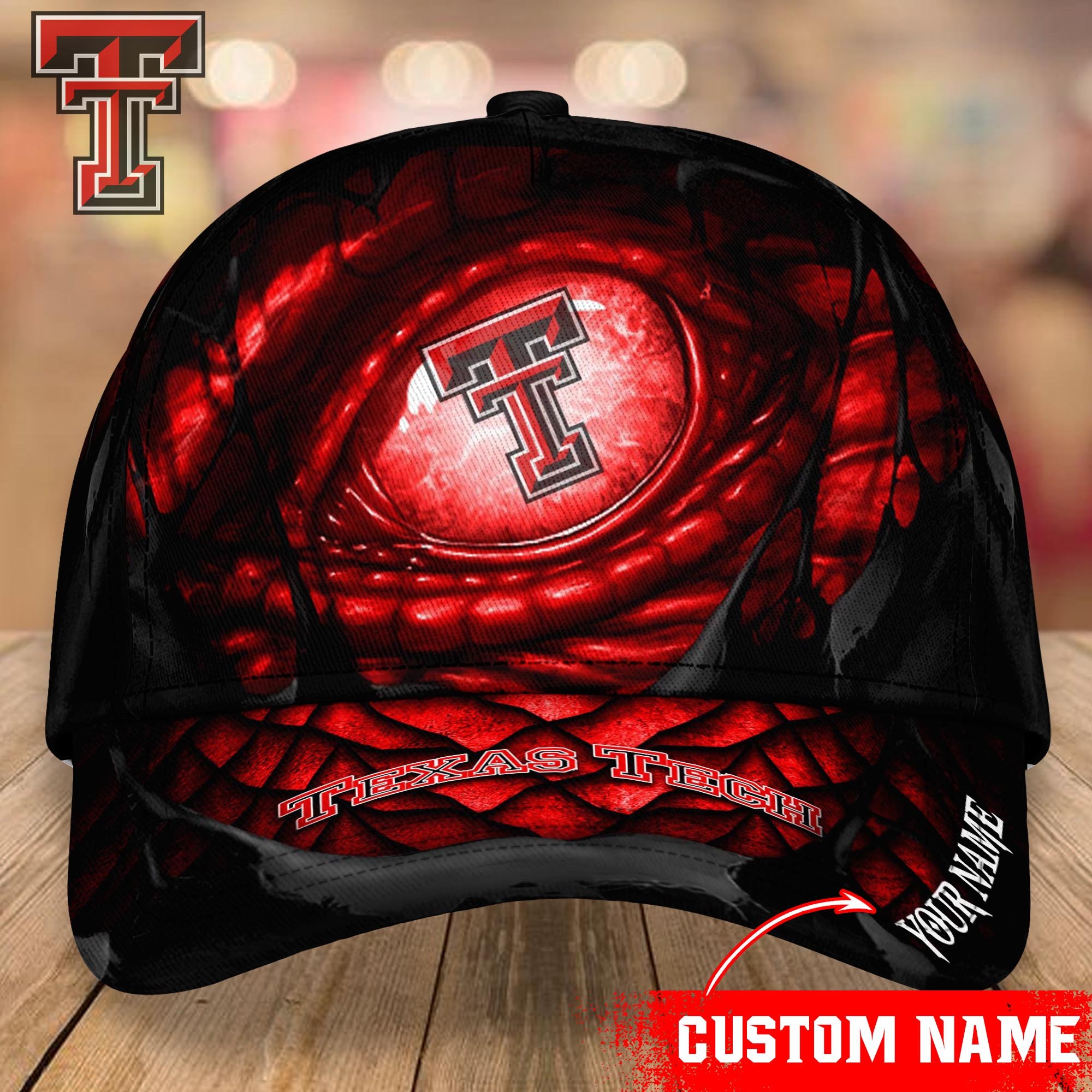 Texas Tech Red Raiders CAP Custom T-33953