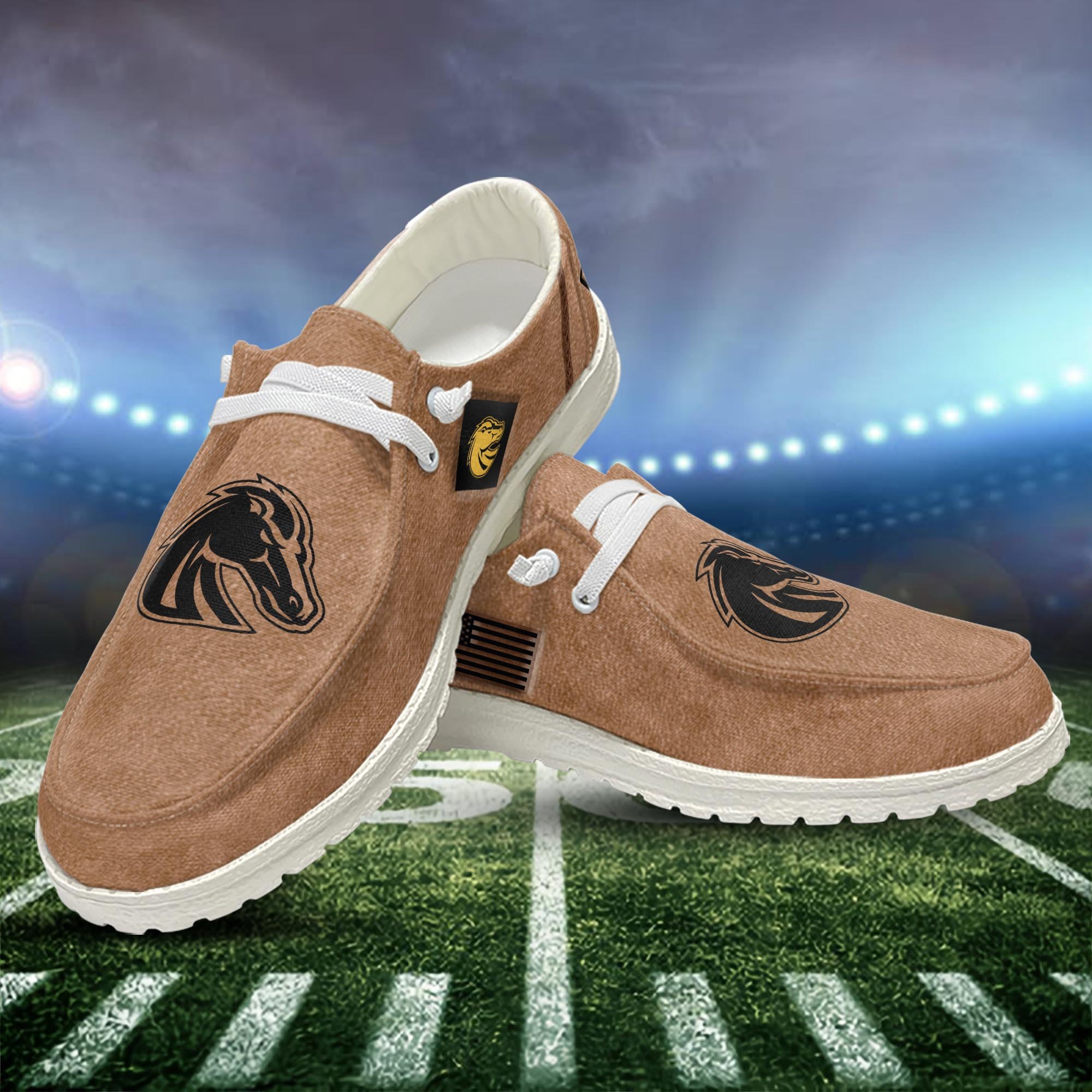 Boise State Broncos Brown 2023 Salute To Service Club HD Shoes Q-53326