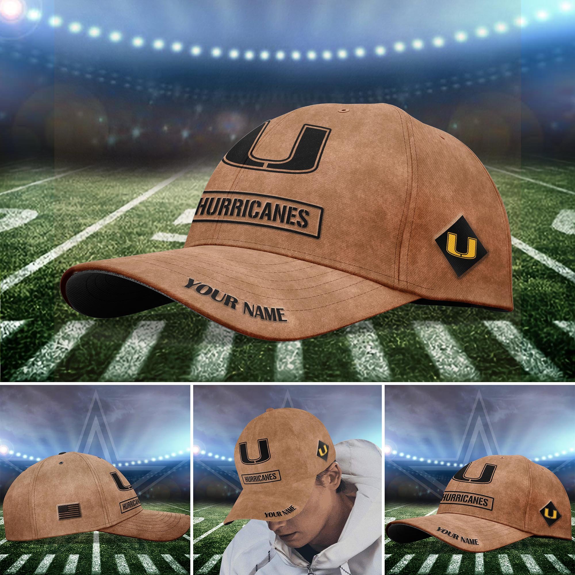 Miami Hurricanes 2024 SALUTE TO SERVICE CLUB Custom Q-54077