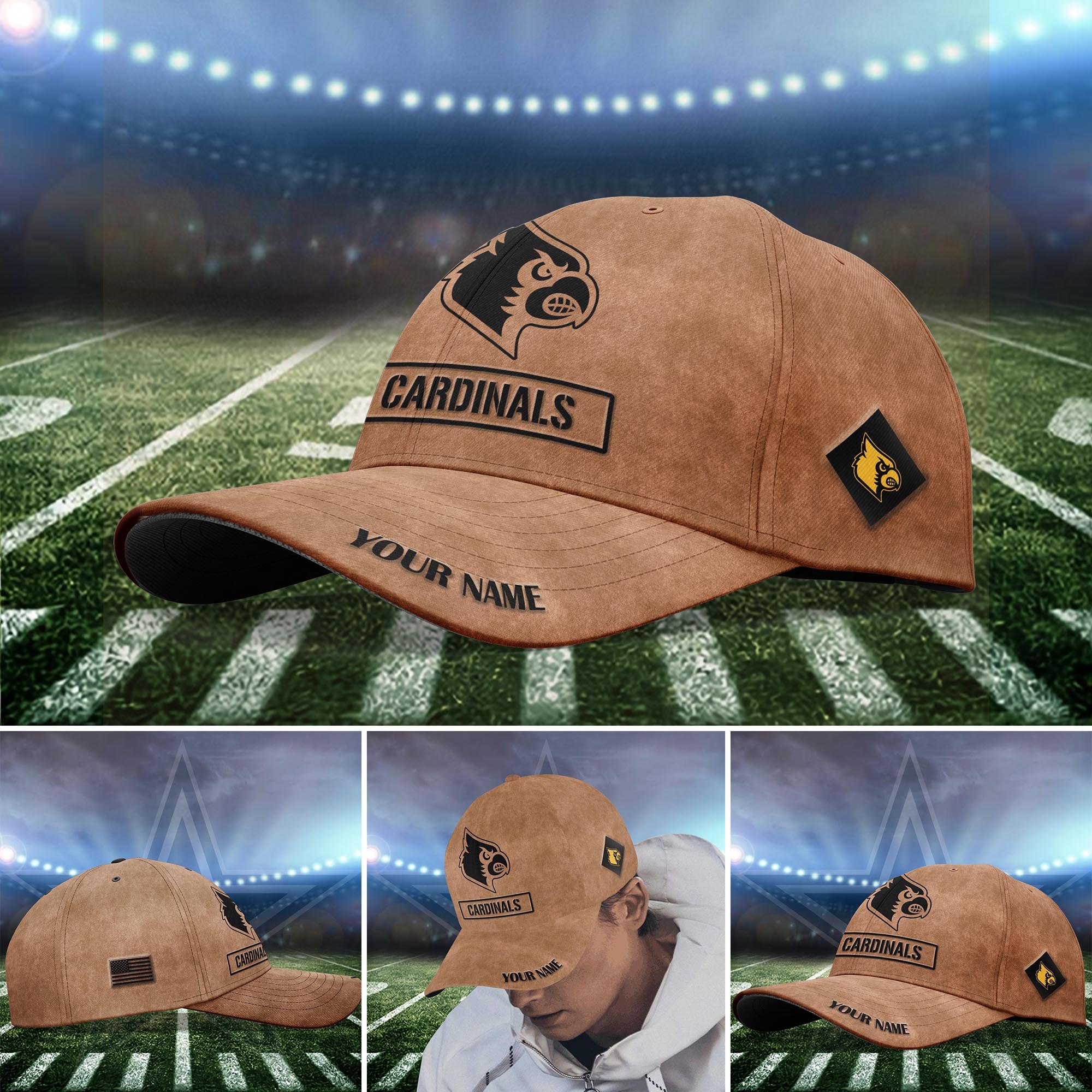 Louisville Cardinals 2024 SALUTE TO SERVICE CLUB Custom Q-54077