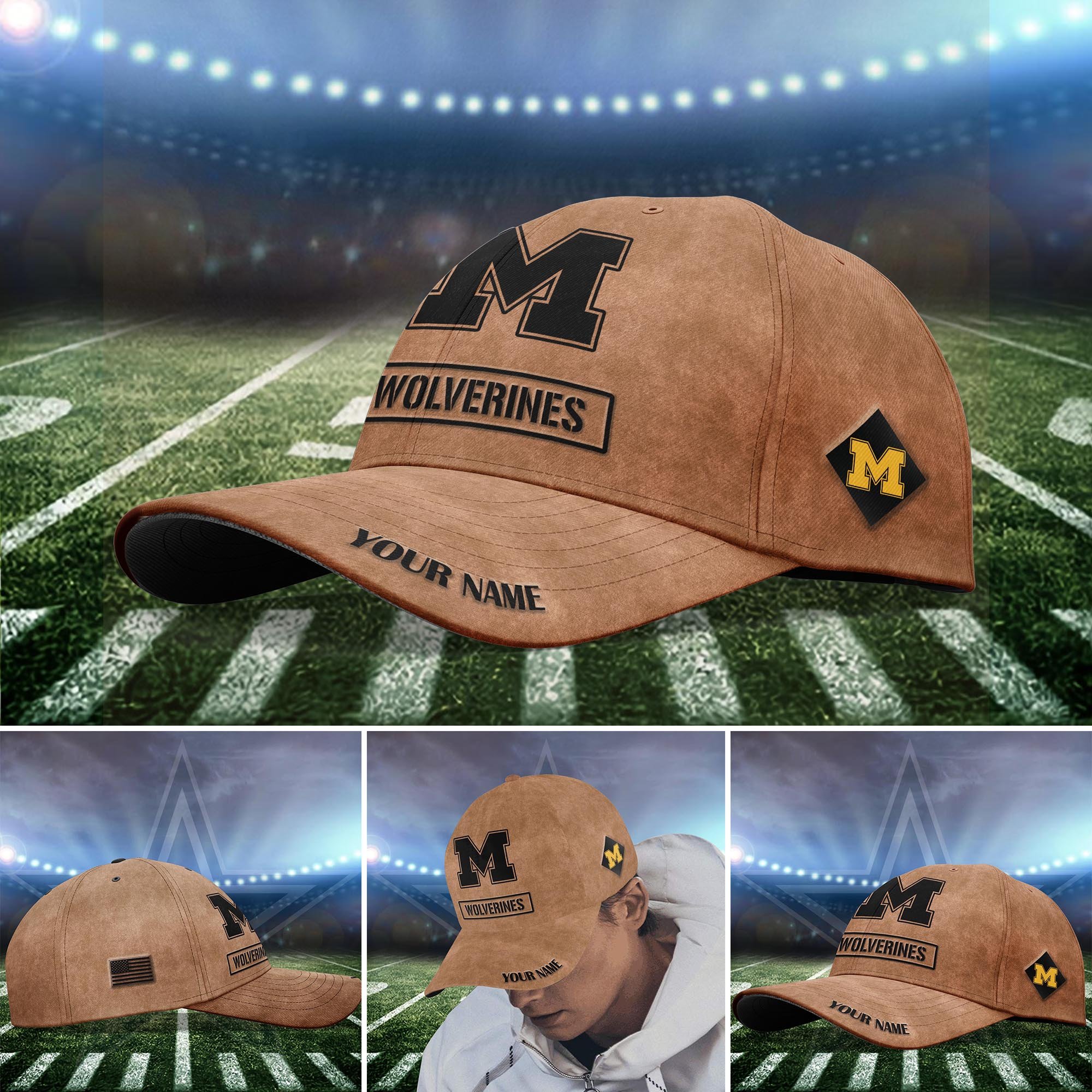 Michigan Wolverines 2024 SALUTE TO SERVICE CLUB Custom Q-54077