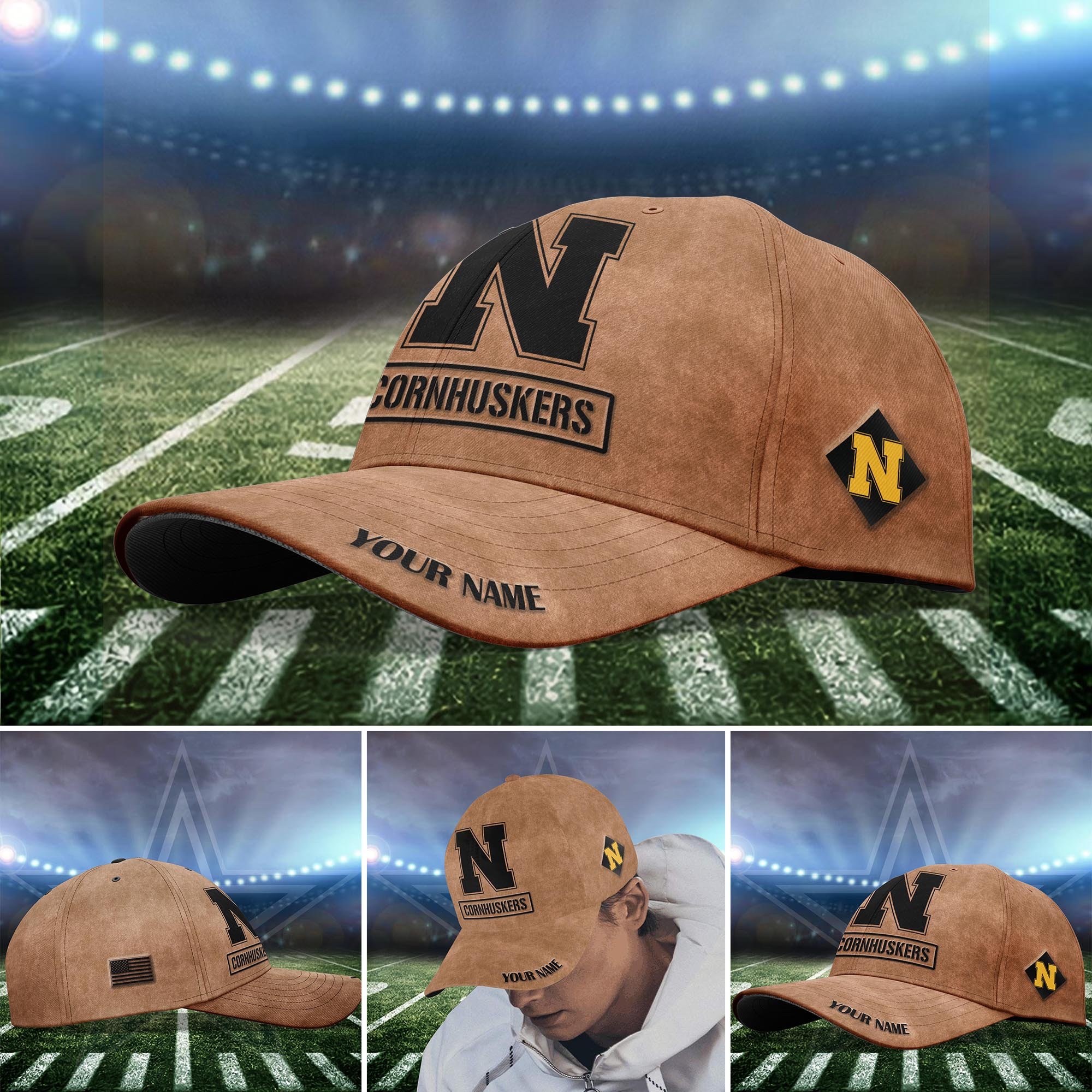 Nebraska Cornhuskers 2024 SALUTE TO SERVICE CLUB Custom Q-54077