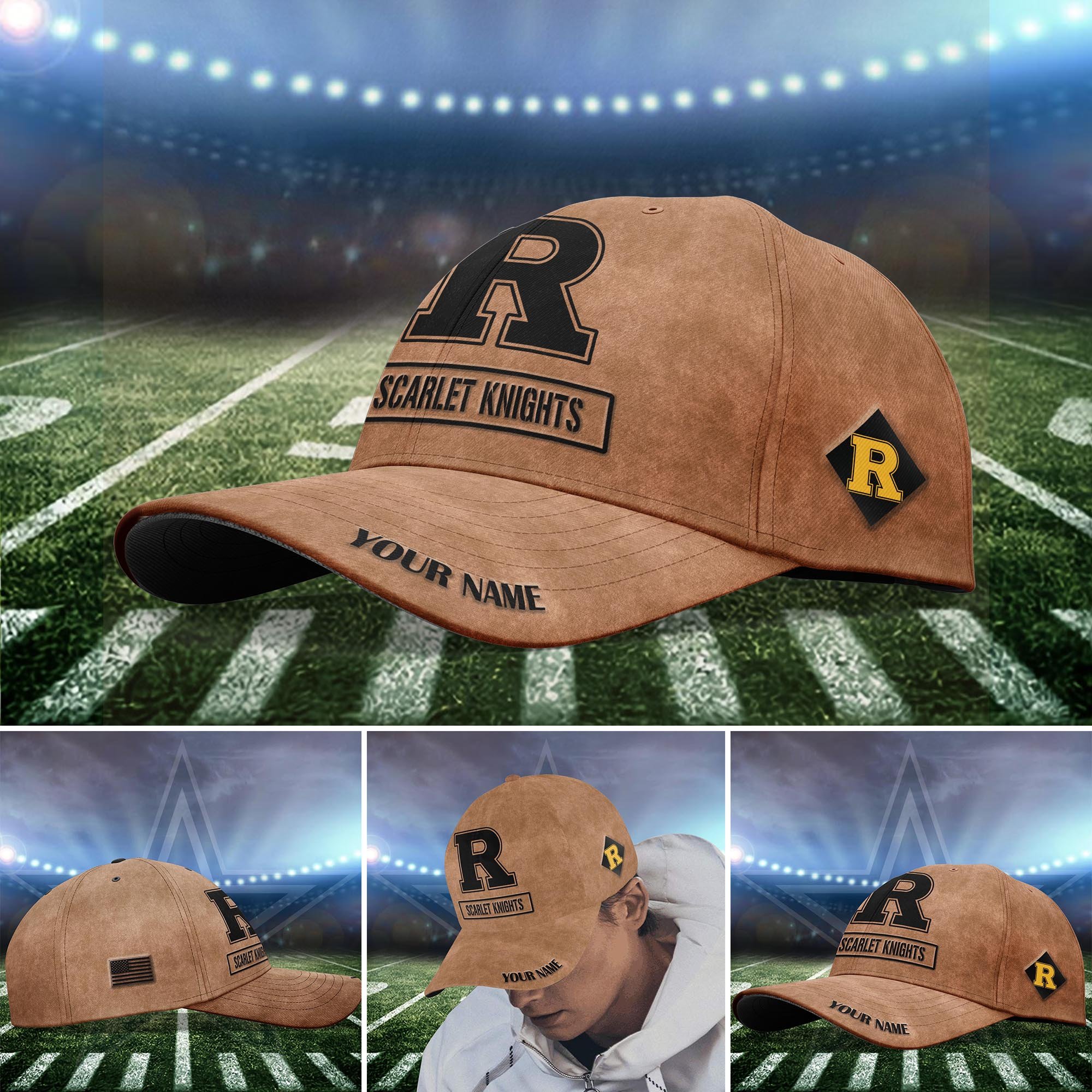 Rutgers Scarlet Knights 2024 SALUTE TO SERVICE CLUB Custom Q-54077