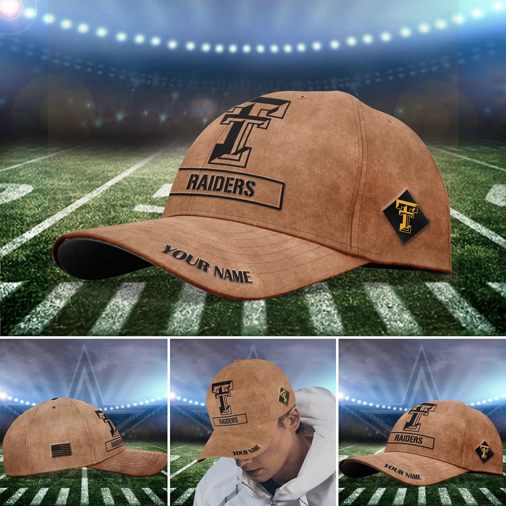Texas Tech Red Raiders 2024 SALUTE TO SERVICE CLUB Custom Q-54077