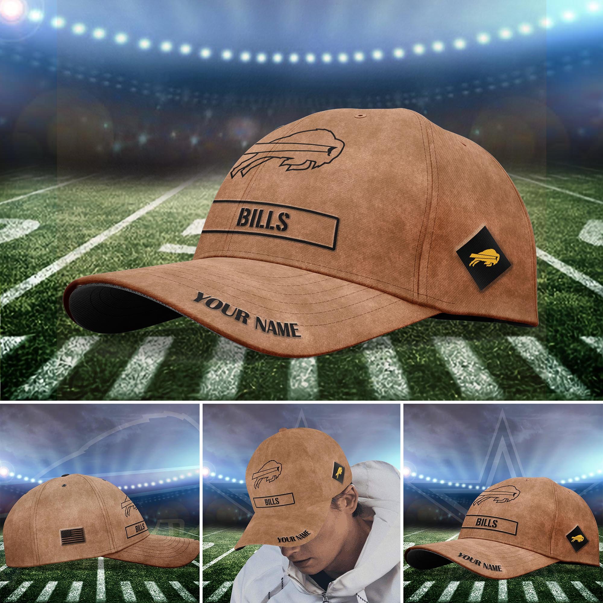 Buffalo Bills 2024 SALUTE TO SERVICE CLUB Custom Q-54077