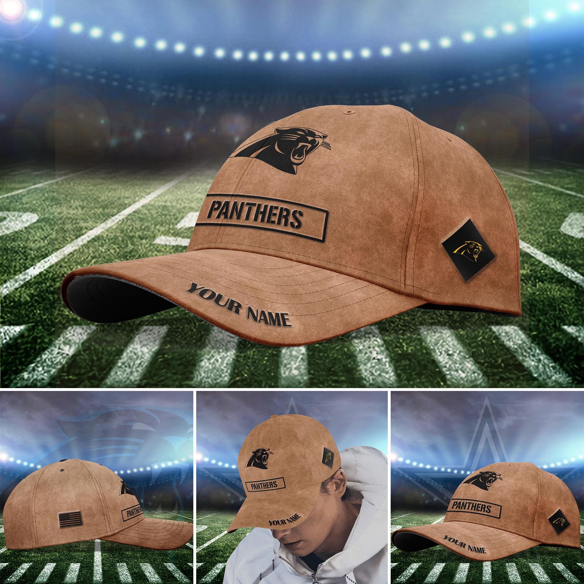 Carolina Panthers 2024 SALUTE TO SERVICE CLUB Custom Q-54077