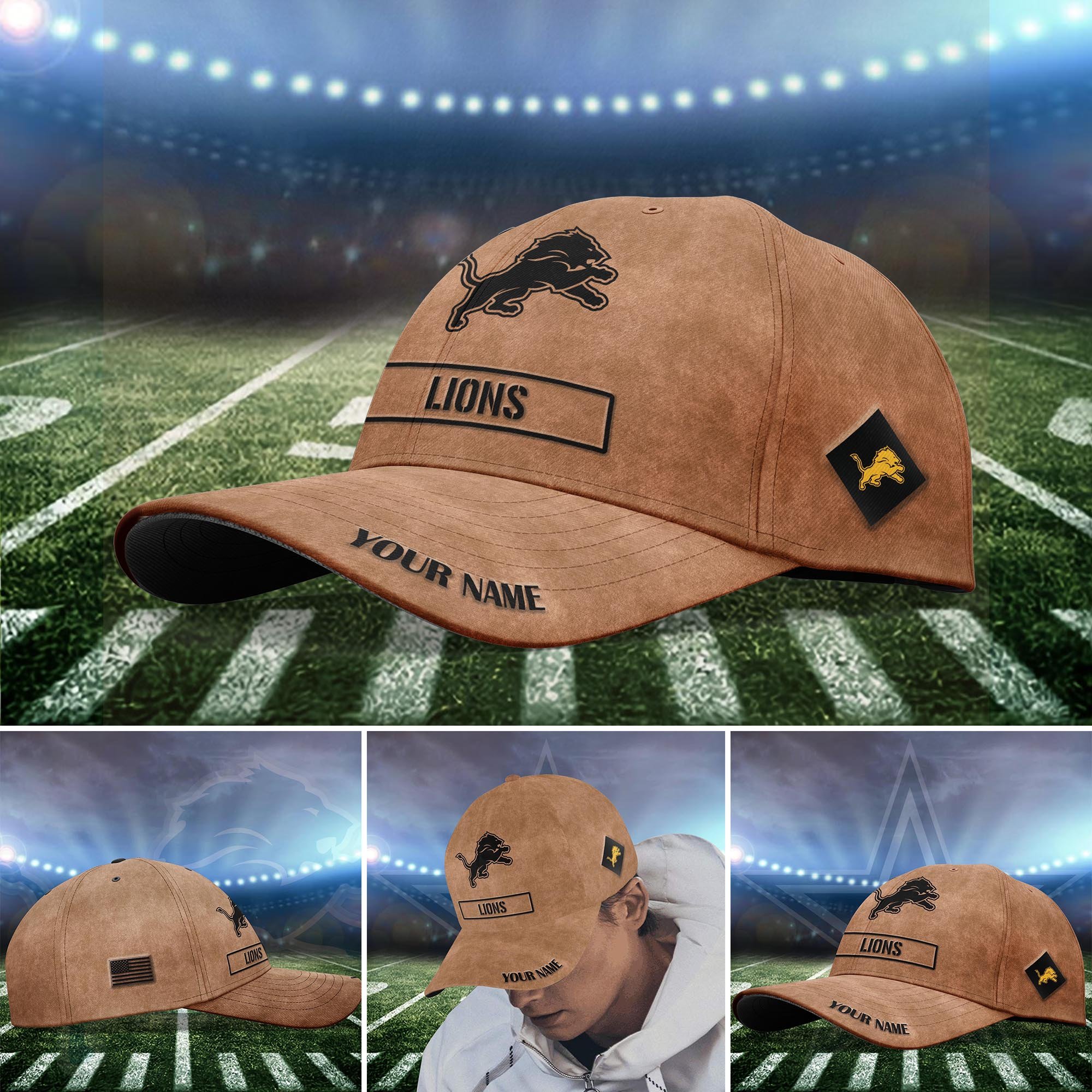 Detroit Lions 2024 SALUTE TO SERVICE CLUB Custom Q-54077