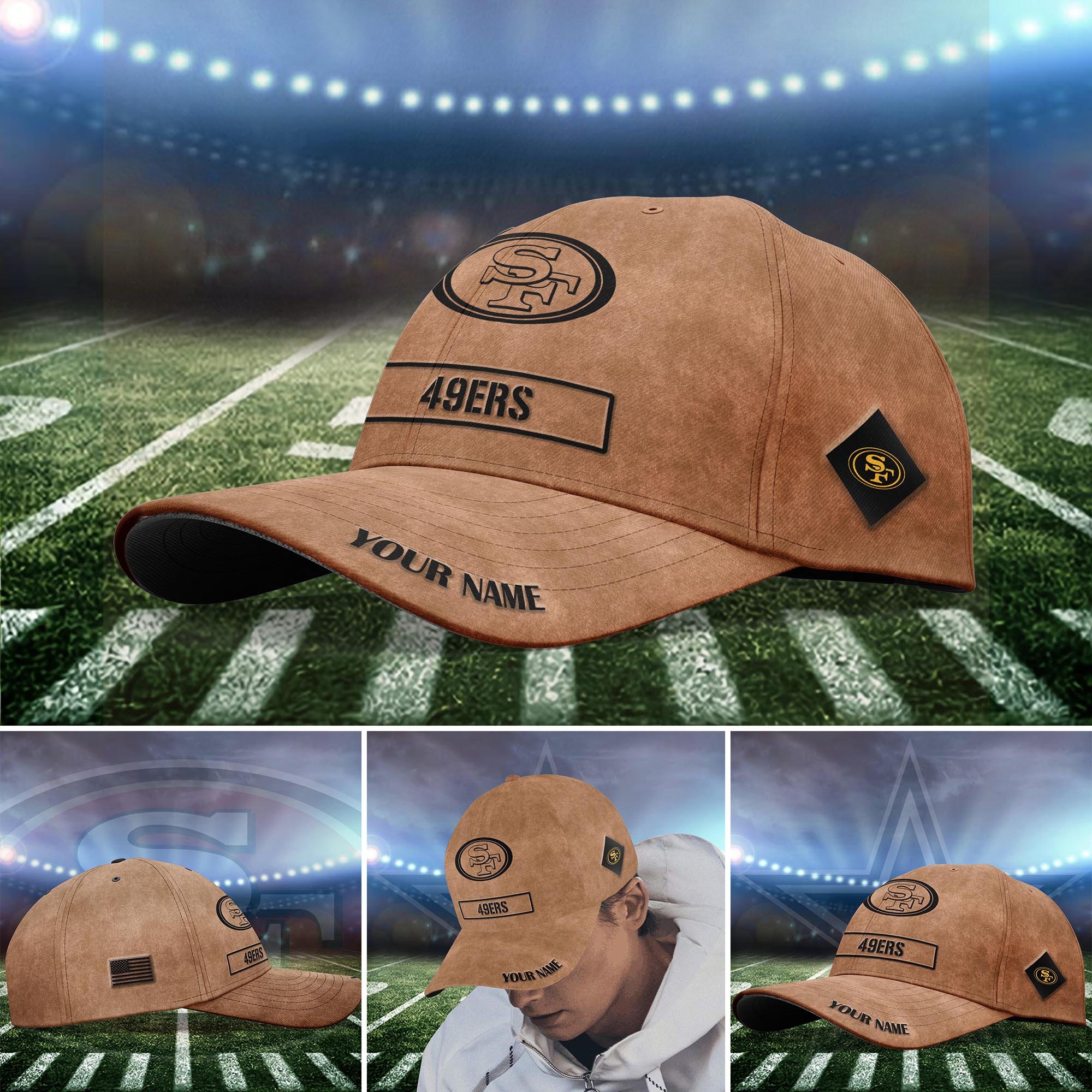 San Francisco 49ers 2024 SALUTE TO SERVICE CLUB Custom Q-54077