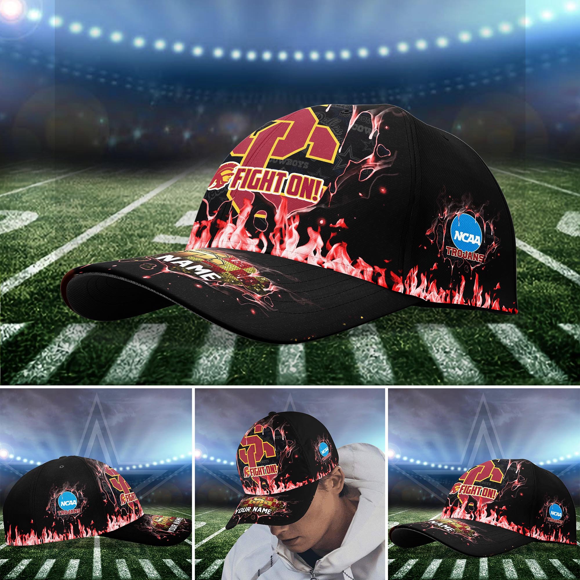 USC Trojans Cap custom Q-54379