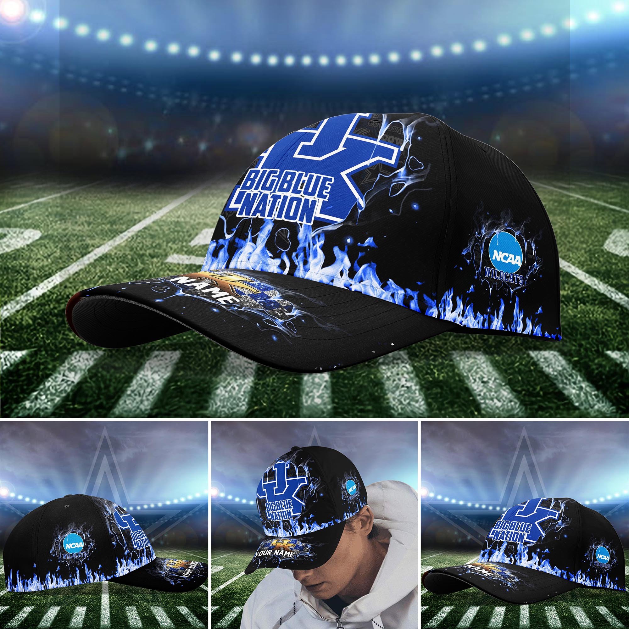 Kentucky Wildcats Cap custom Q-54379