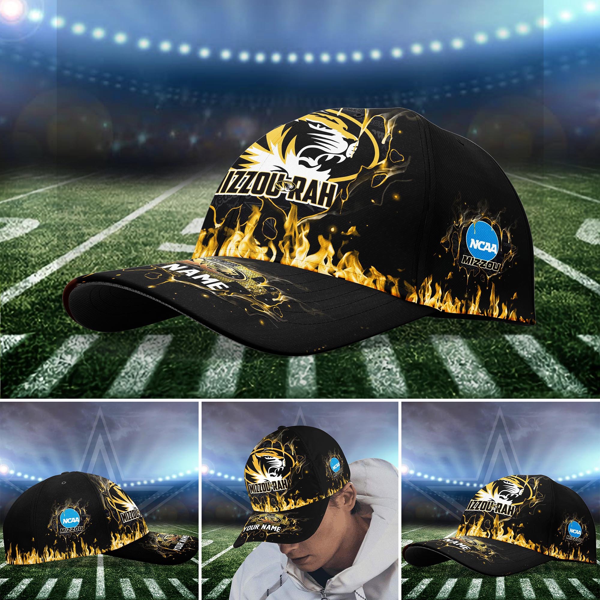 Missouri Tigers Cap custom Q-54379