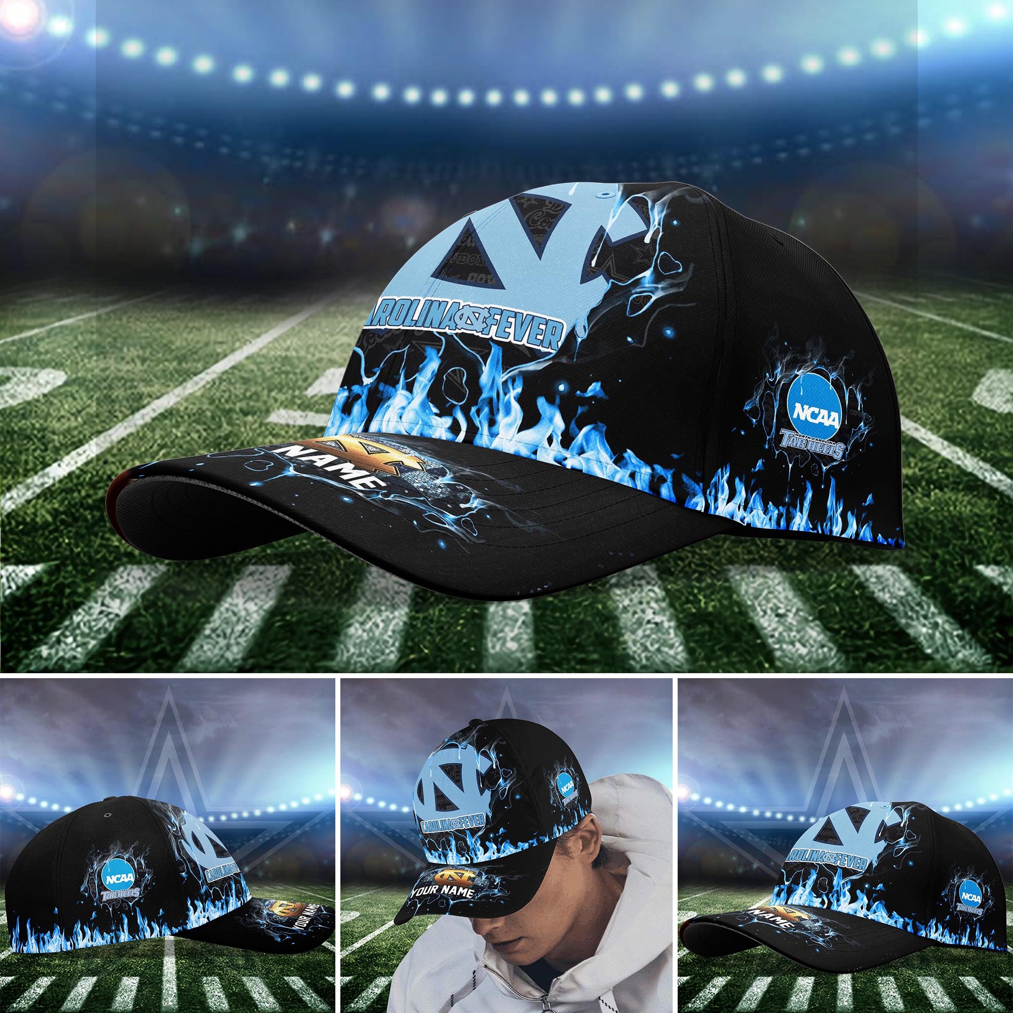 North Carolina Tar Heels Cap custom Q-54379