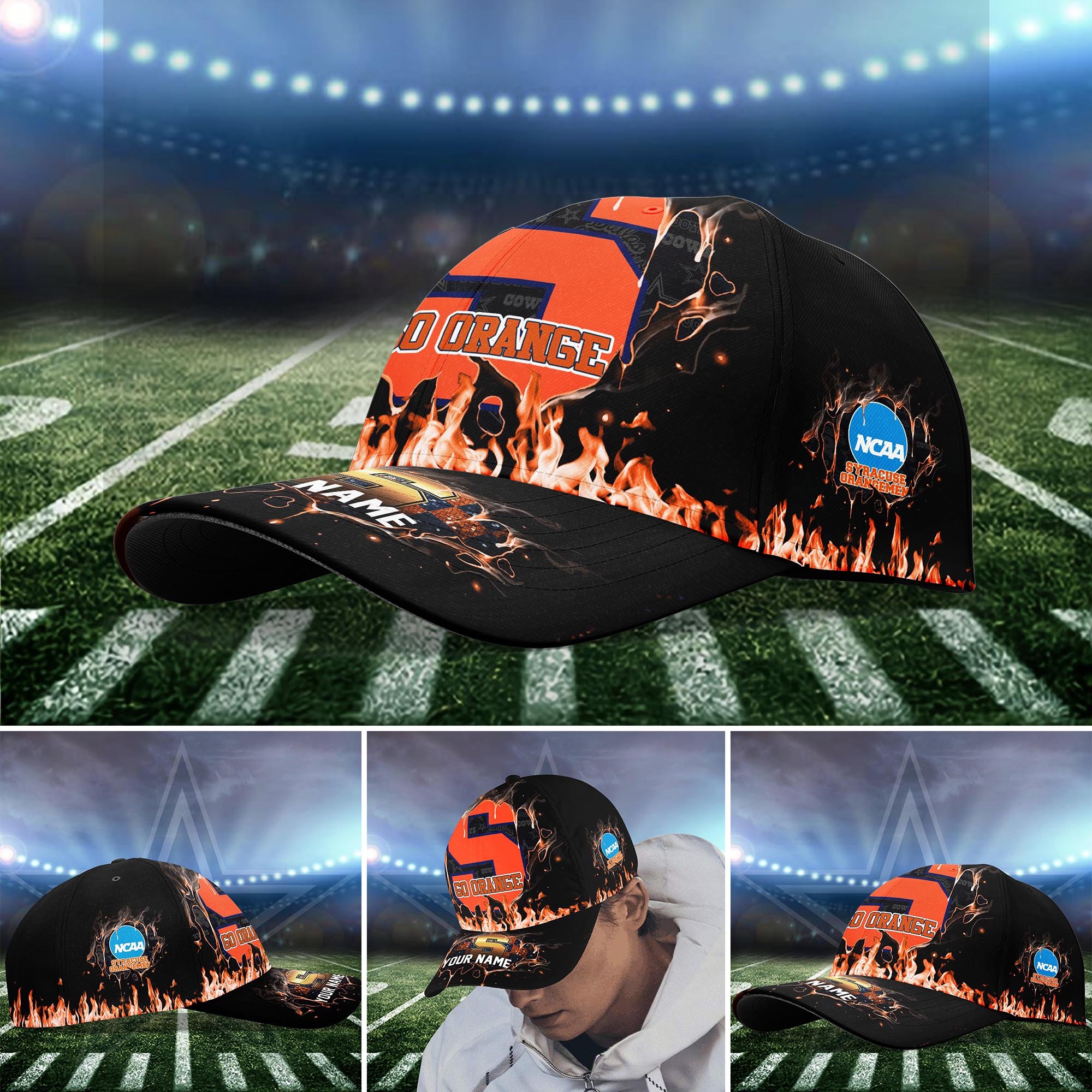 Syracuse Orange Cap custom Q-54379