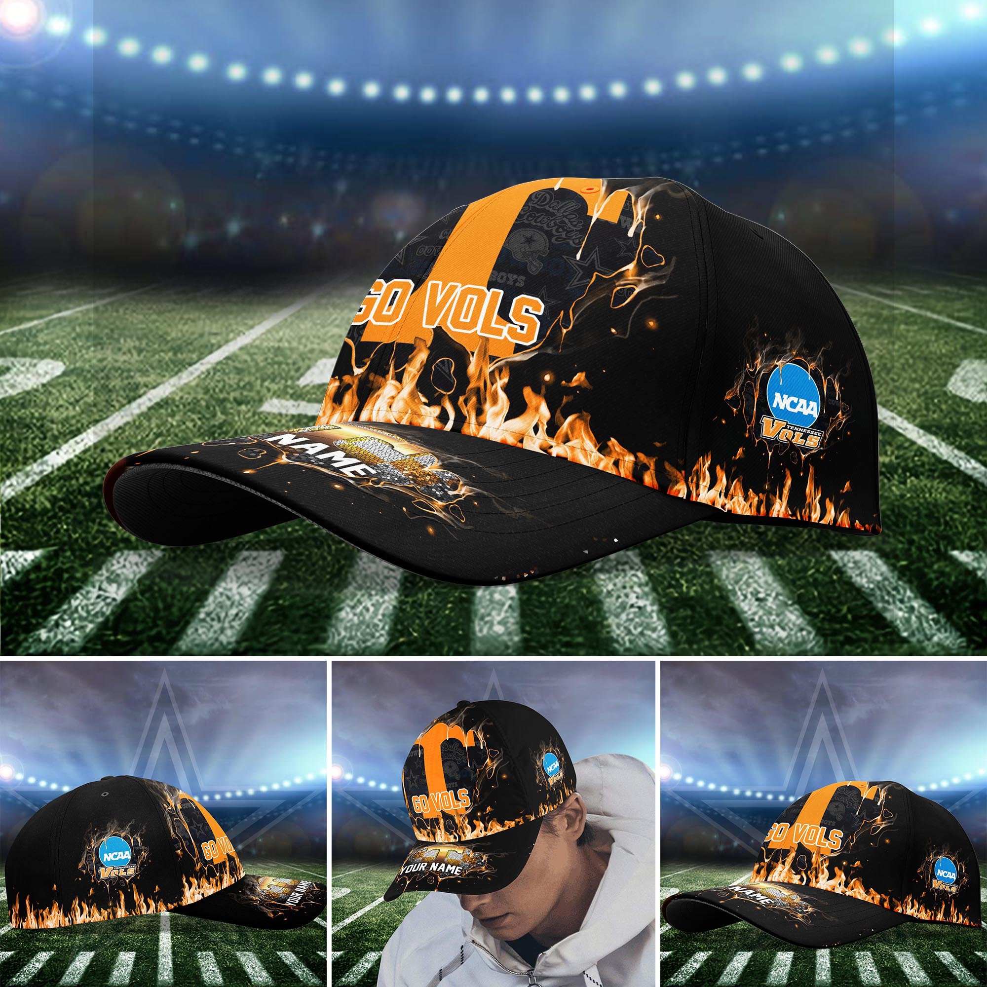 Tennessee Volunteers Cap custom Q-54379
