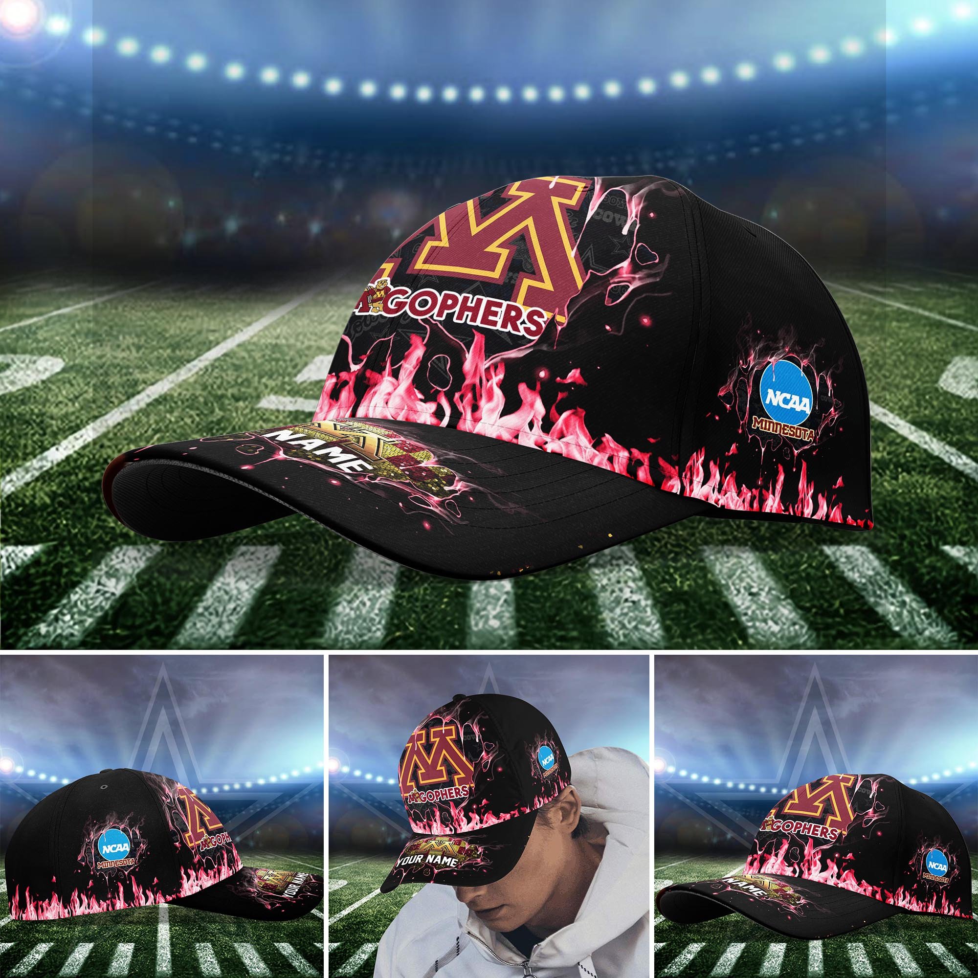 Minnesota Golden Gophers Cap custom Q-54379