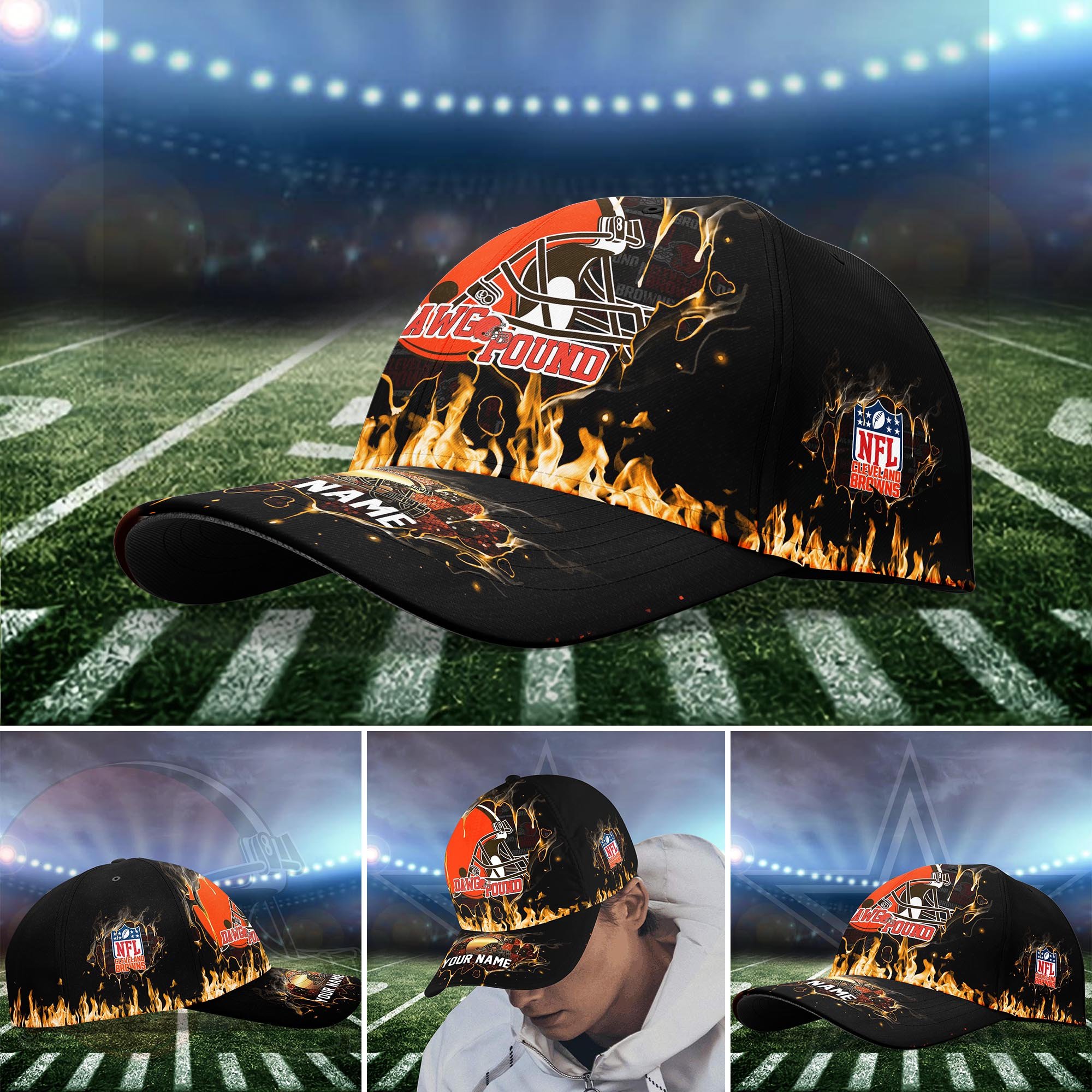 Cleveland Browns Cap custom Q-54379
