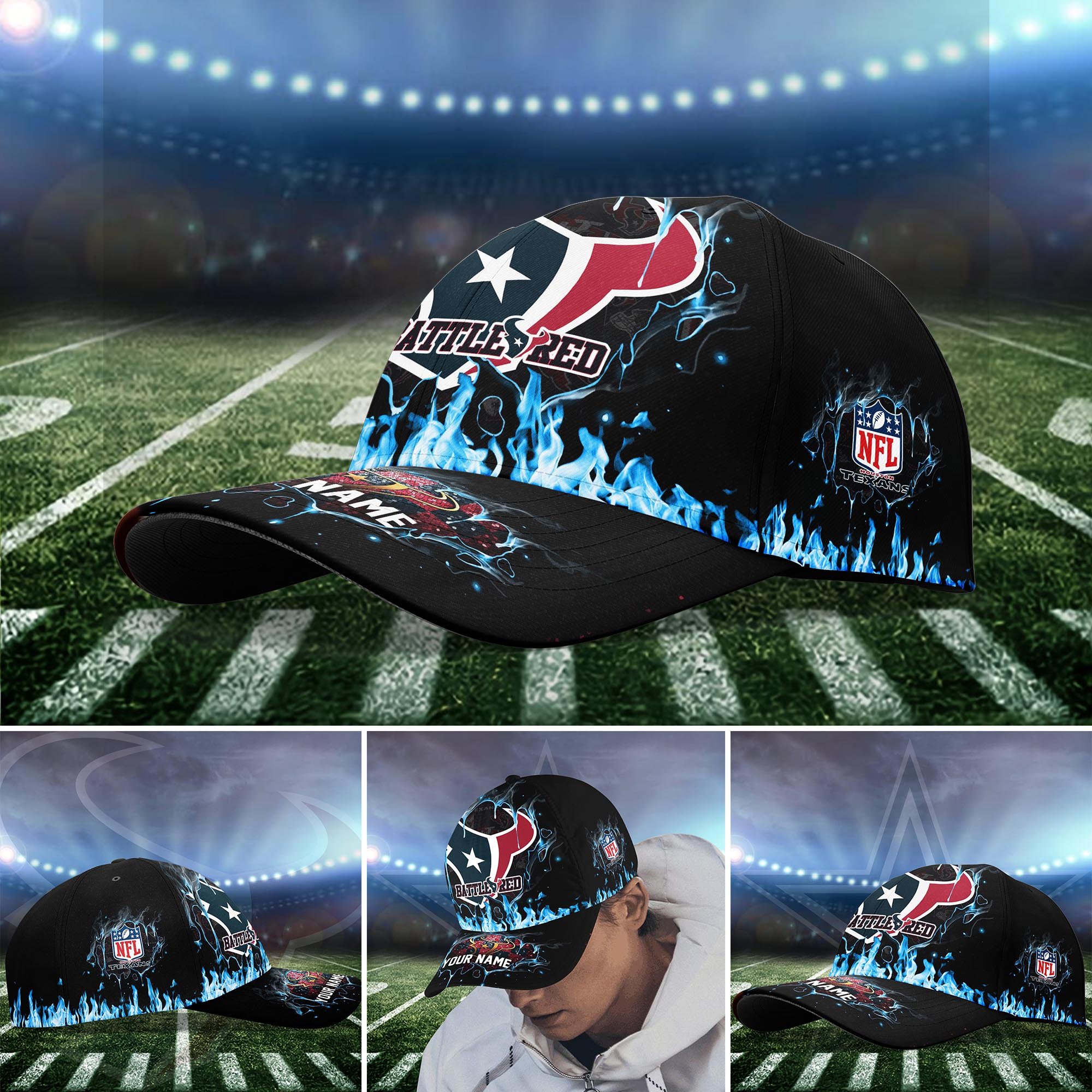 Houston Texans Cap custom Q-54379