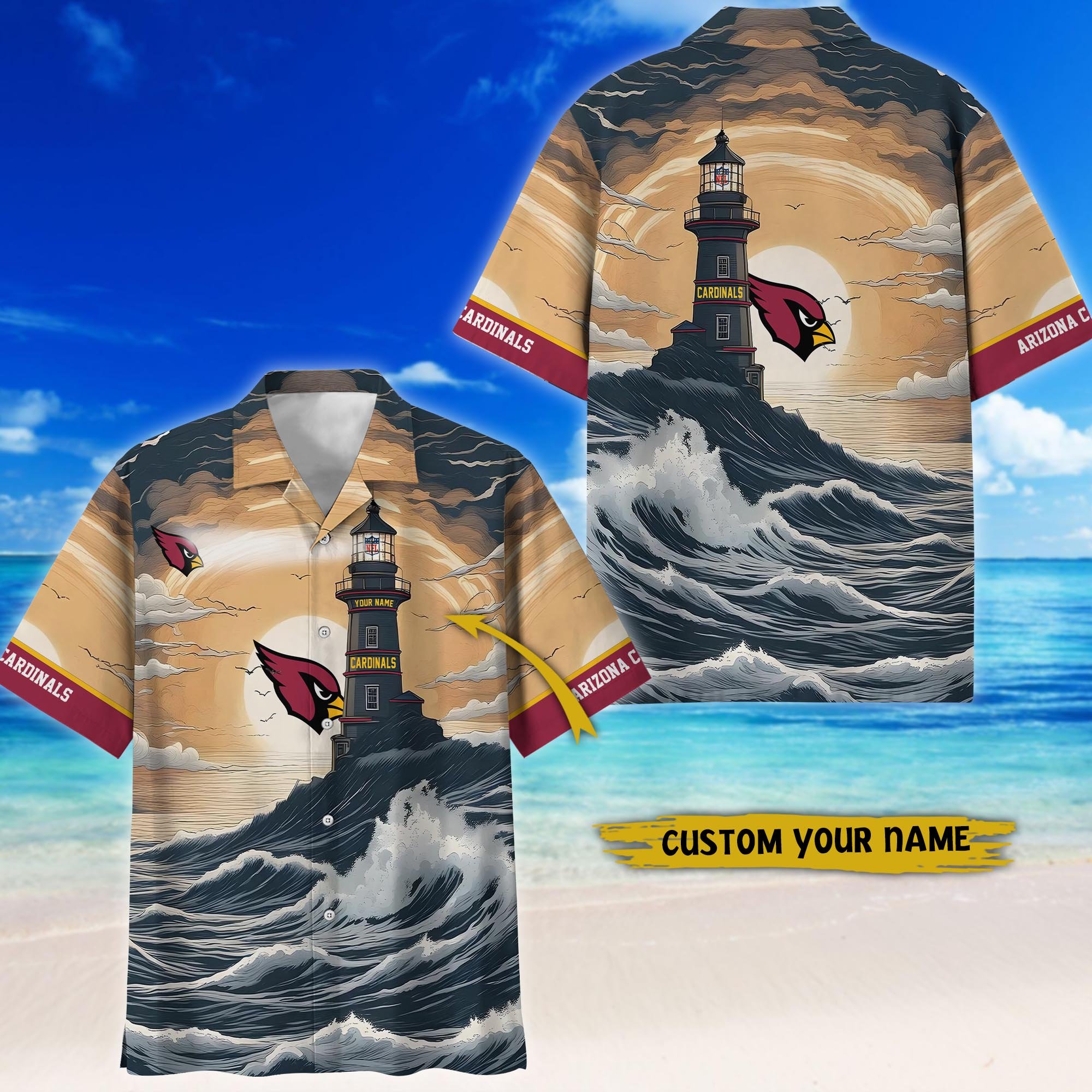 Arizona Cardinals Hawaiian shirt custom 57430