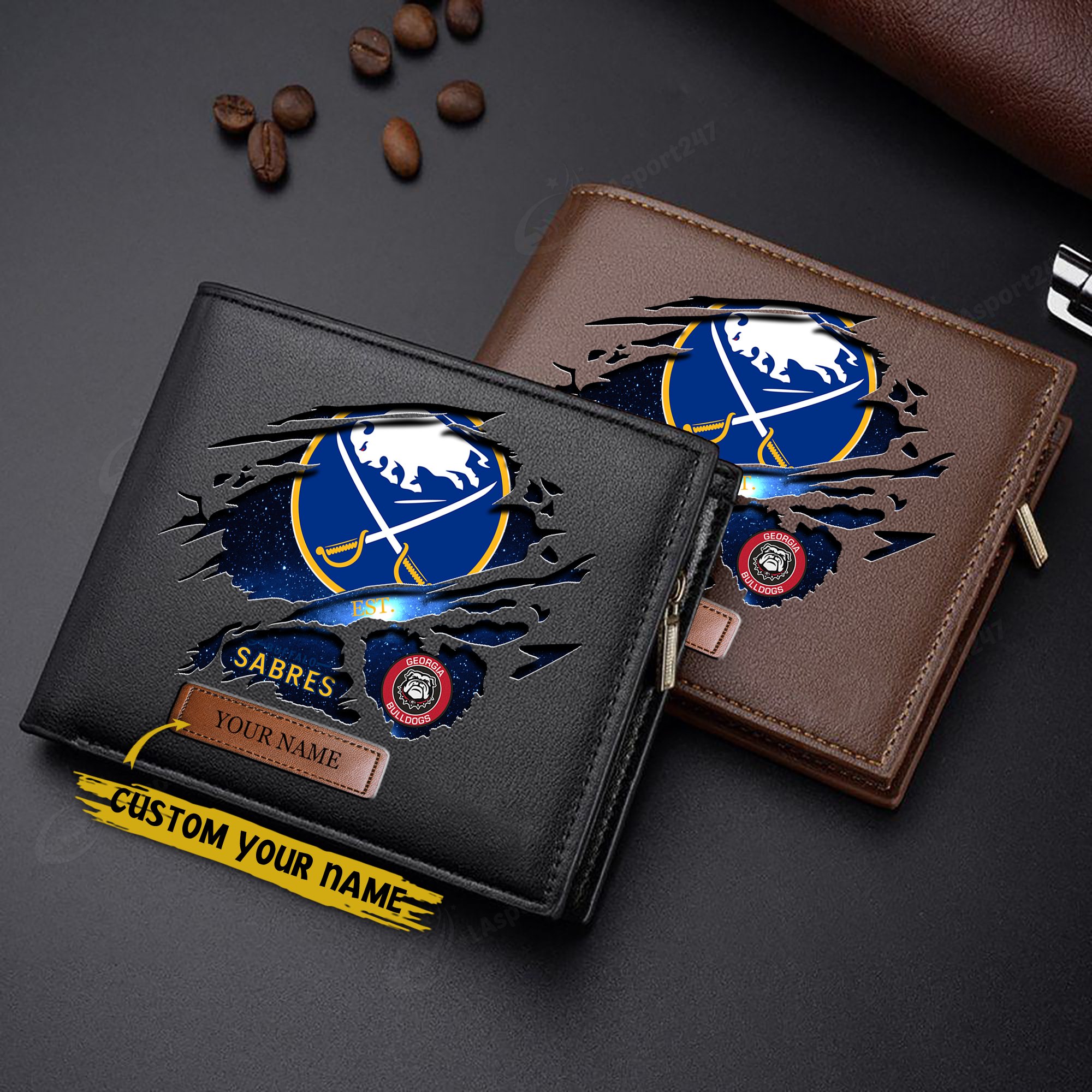 Buffalo Sabres Men Wallet Custom 57877
