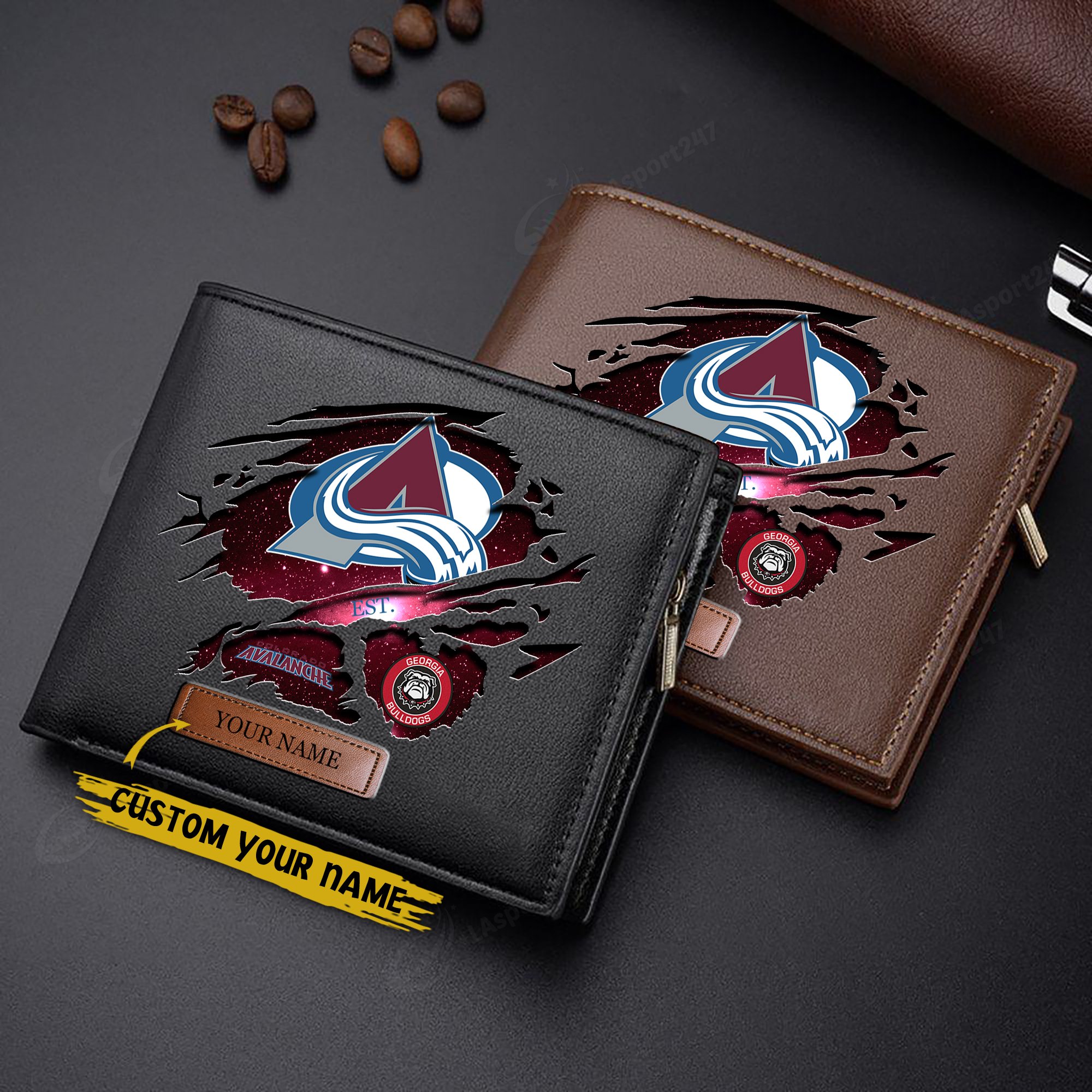 Colorado Avalanche Men Wallet Custom 57877