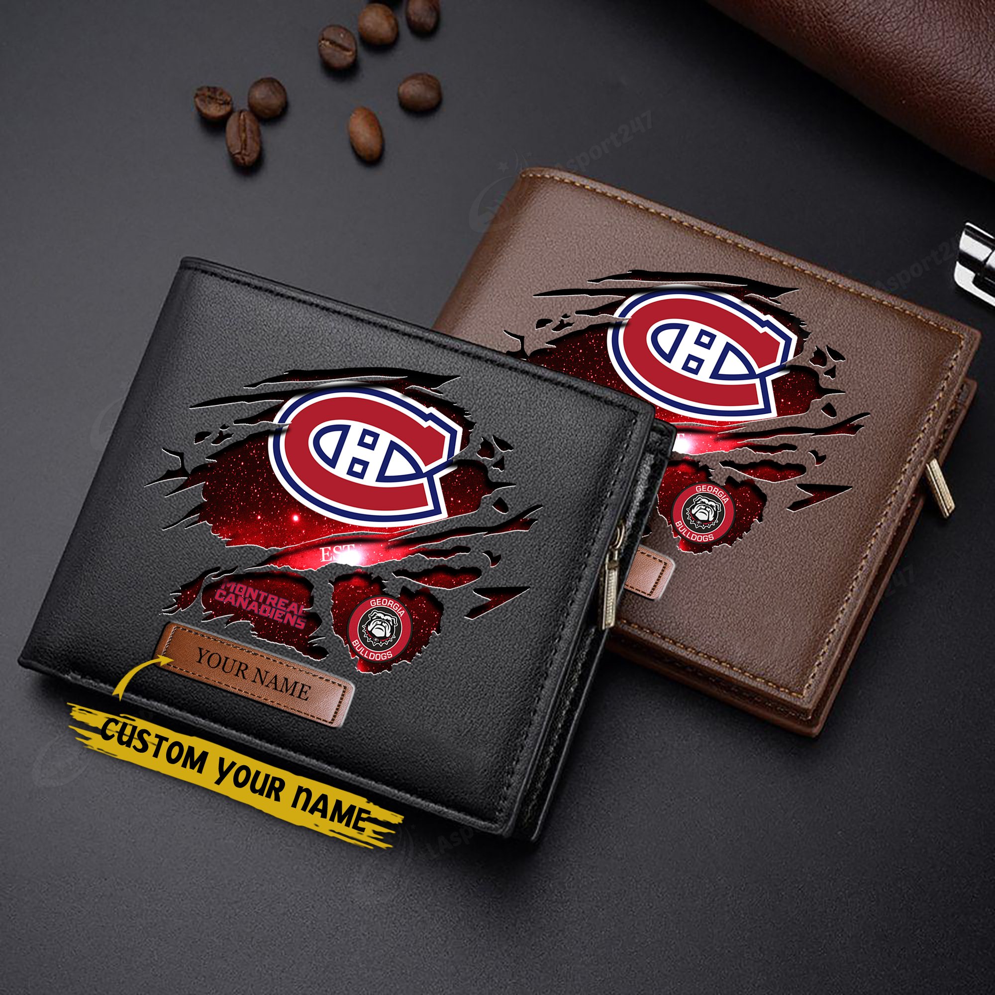 Montreal Canadiens Men Wallet Custom 57877