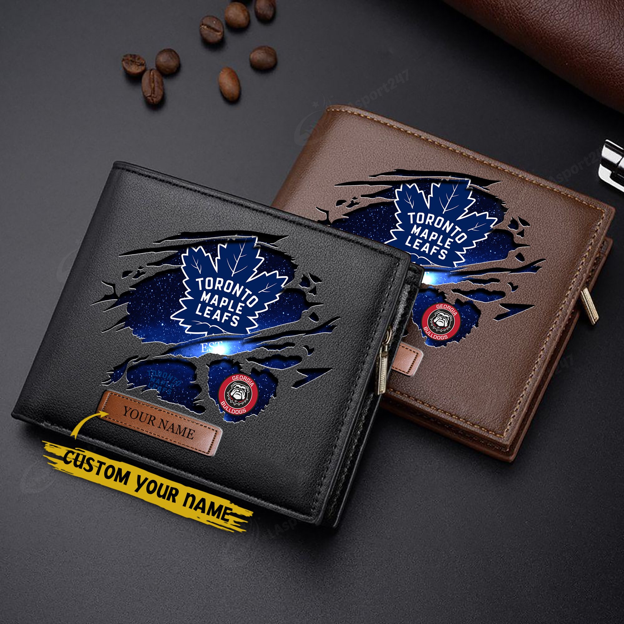 Toronto Maple Leafs Men Wallet Custom 57877