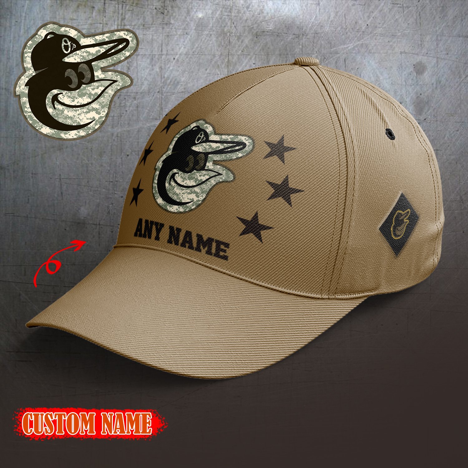 Baltimore Orioles 2024 Armed Forces Day  Cap custom custom 58304