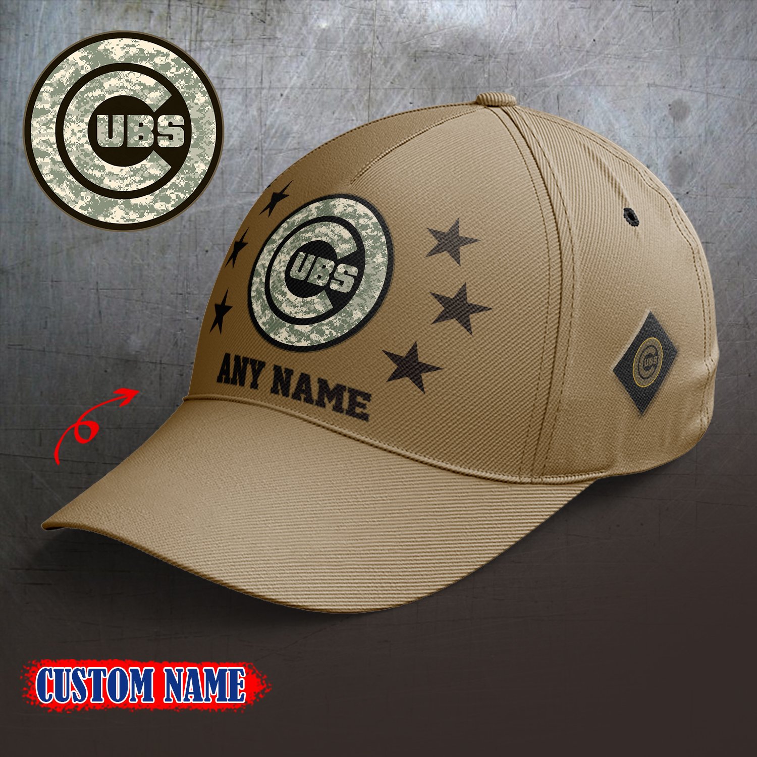 Chicago Cubs 2024 Armed Forces Day  Cap custom custom 58304