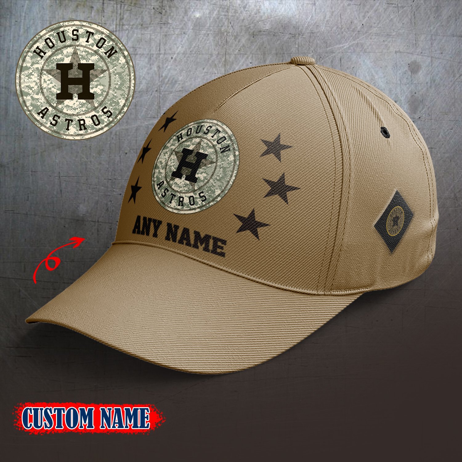 Houston Astros 2024 Armed Forces Day  Cap custom custom 58304