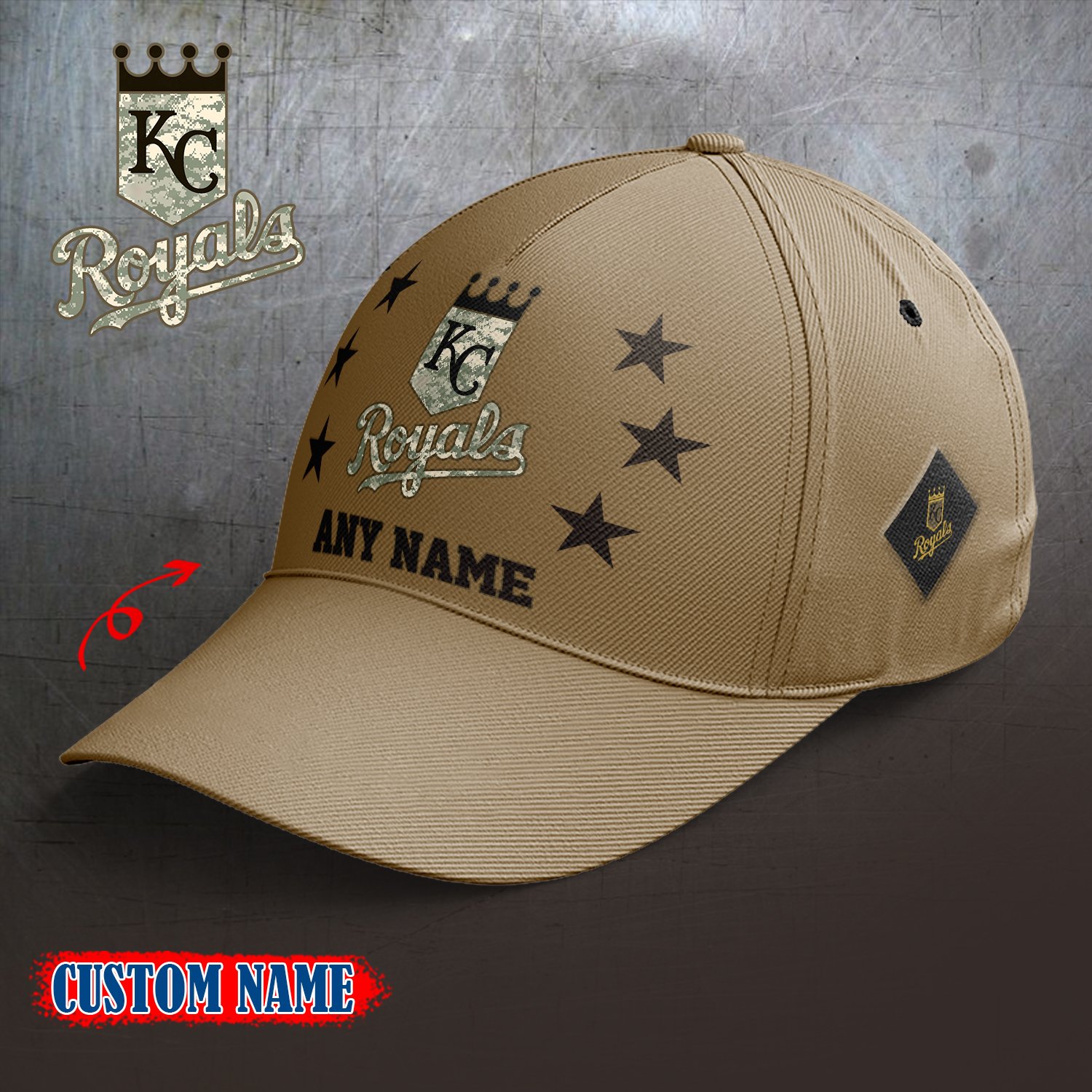 Kansas City Royals 2024 Armed Forces Day  Cap custom custom 58304