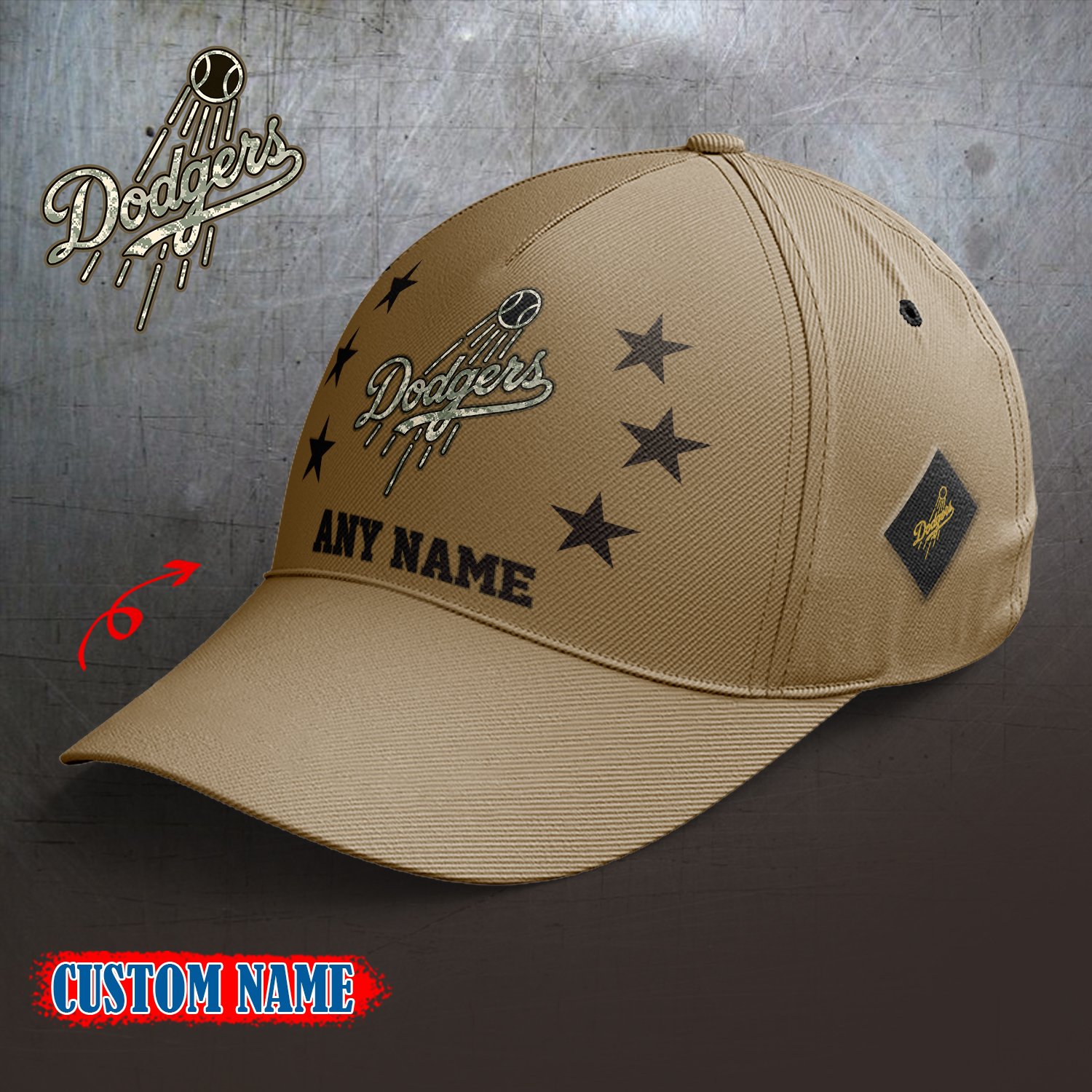 Los Angeles Dodgers 2024 Armed Forces Day  Cap custom custom 58304