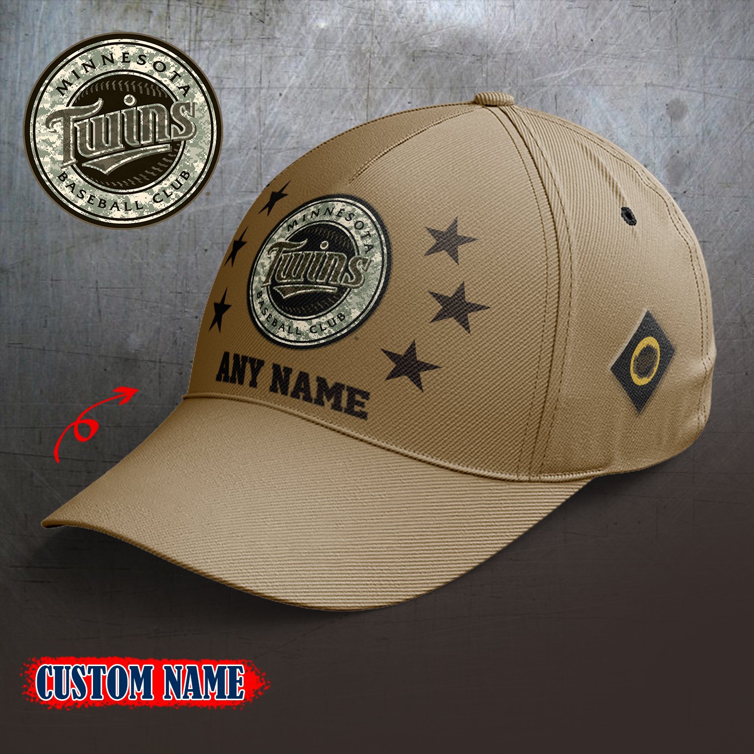 Minnesota Twins 2024 Armed Forces Day  Cap custom custom 58304