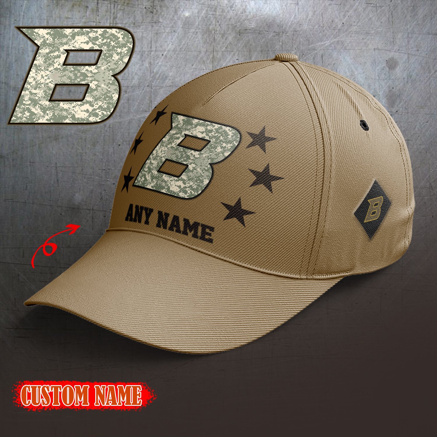 Boise State Broncos 2024 Armed Forces Day  Cap custom custom 58304