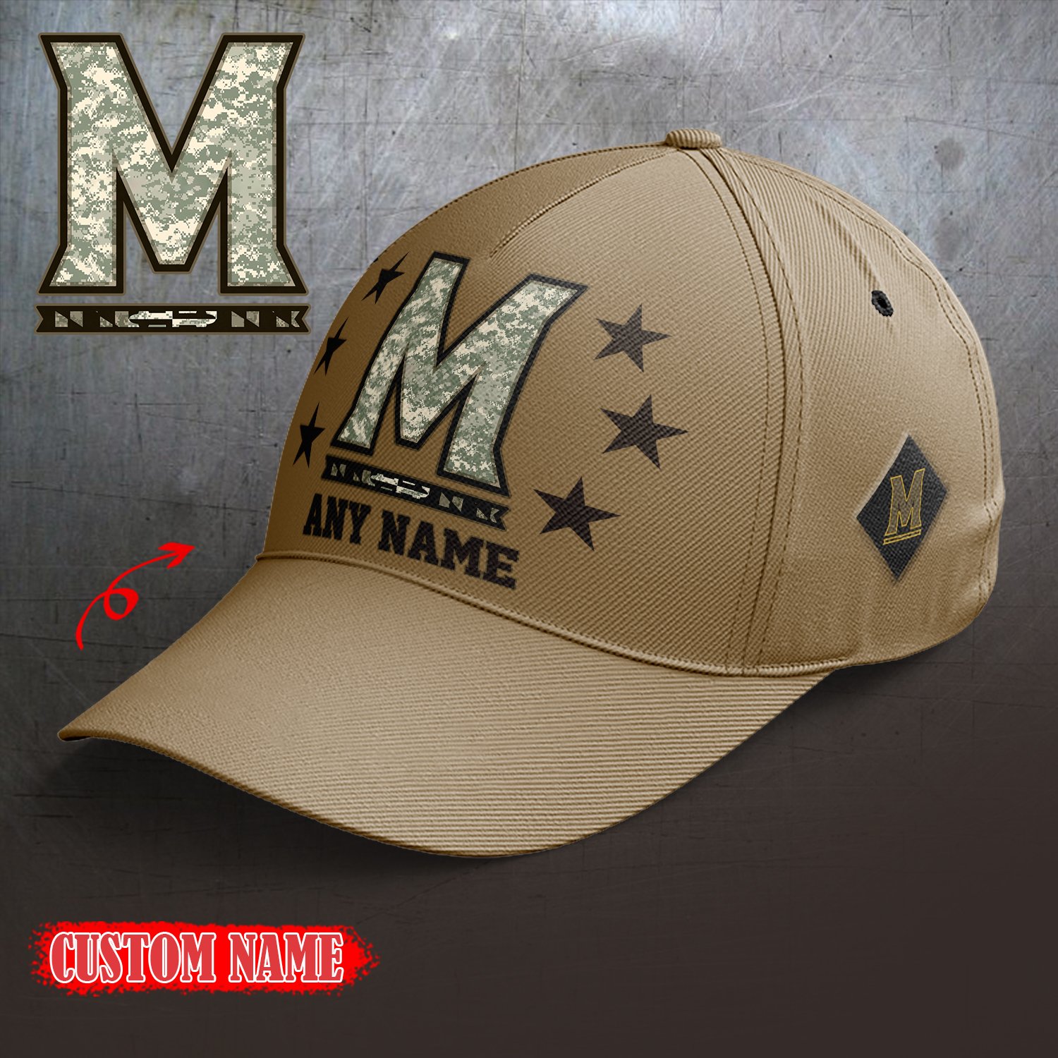 Maryland Terrapins 2024 Armed Forces Day  Cap custom custom 58304