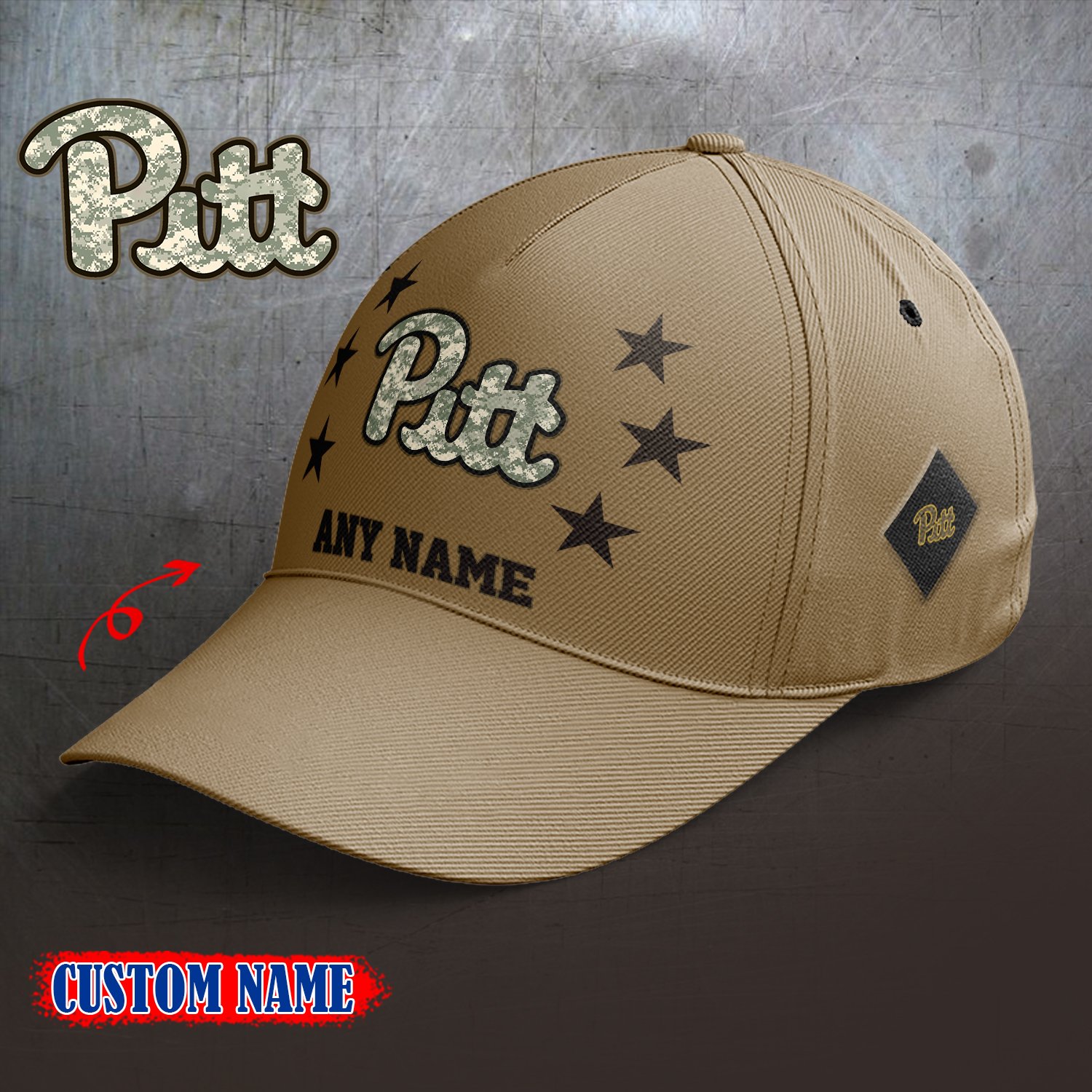 Pittsburgh Panthers 2024 Armed Forces Day  Cap custom custom 58304