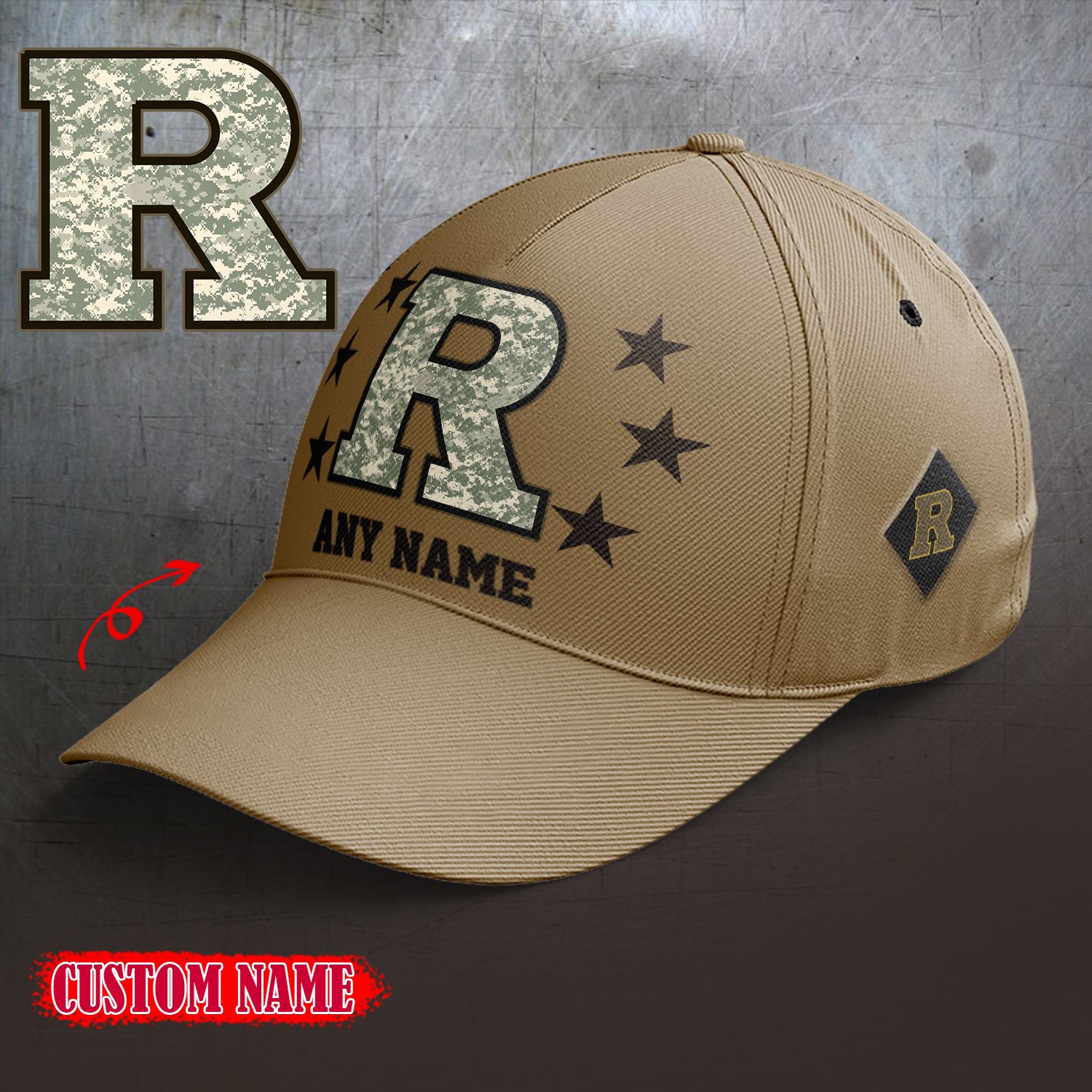 Rutgers Scarlet Knights 2024 Armed Forces Day  Cap custom custom 58304