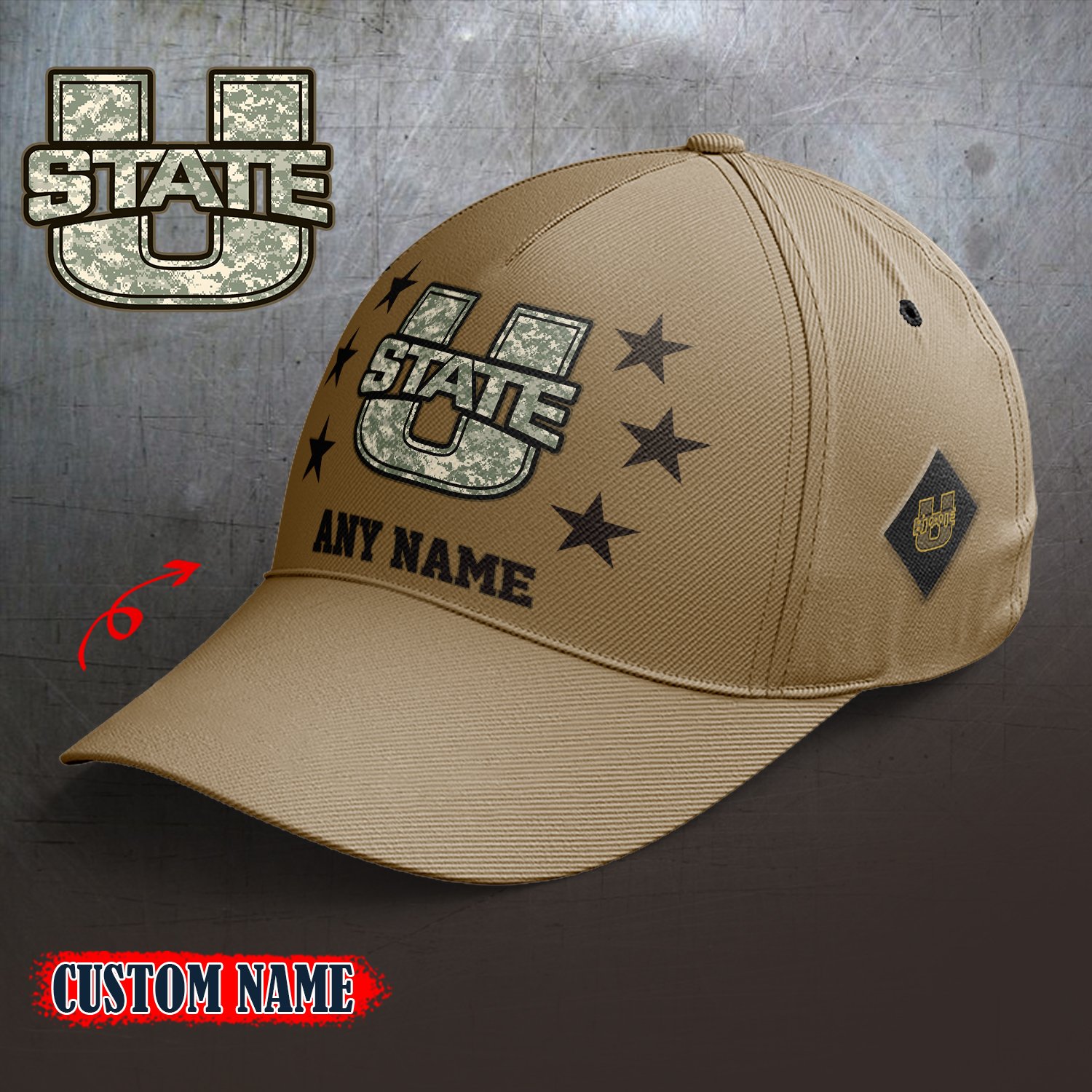 Utah State Aggies 2024 Armed Forces Day  Cap custom custom 58304