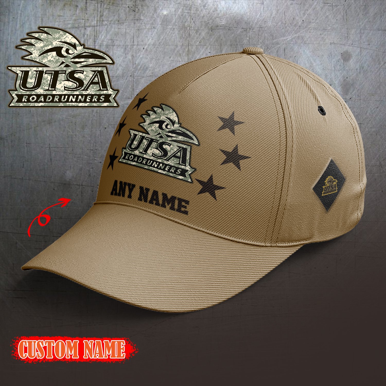 UTSA Roadrunners 2024 Armed Forces Day  Cap custom custom 58304
