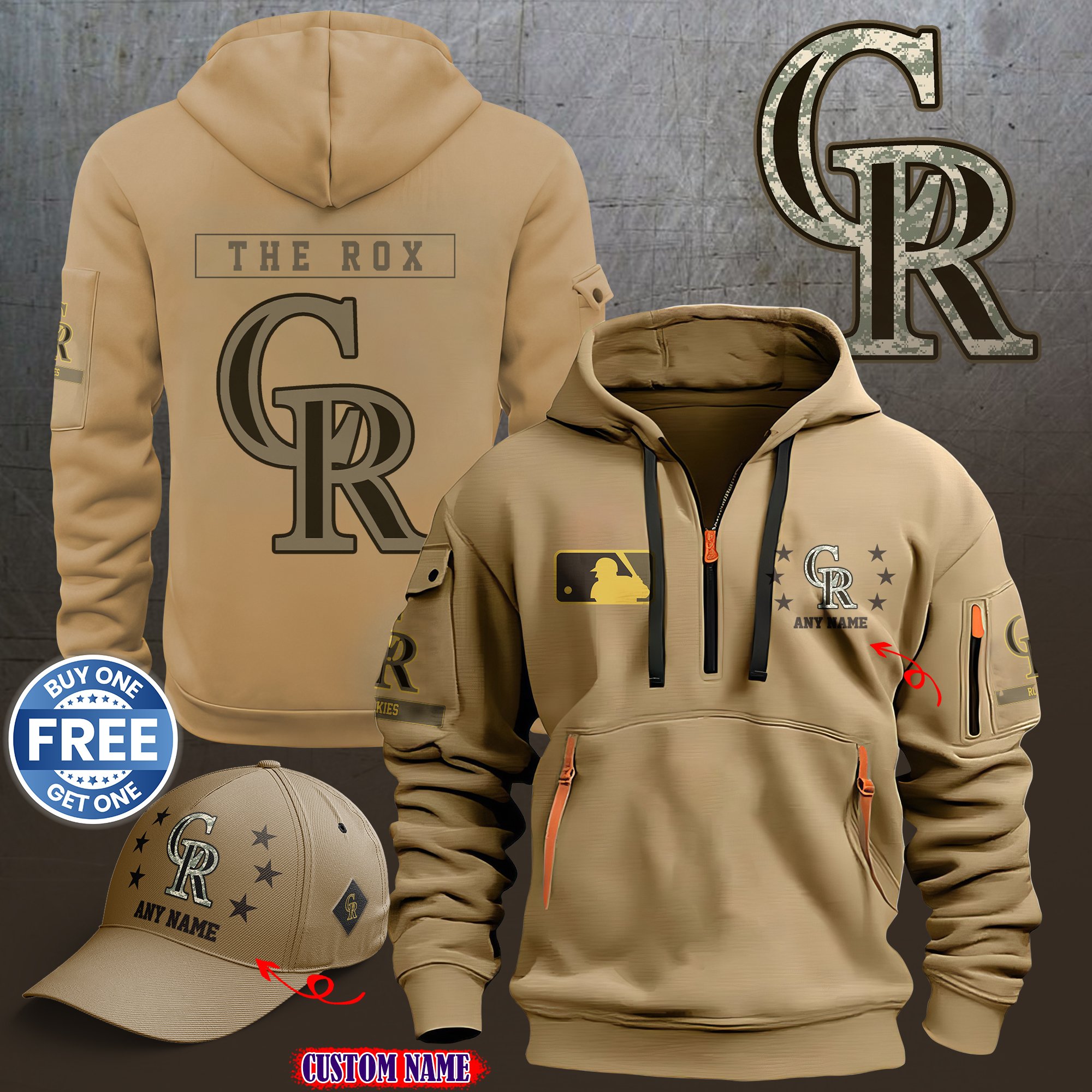 Colorado Rockies 2024 Armed Forces Day  hoodie custom 58315