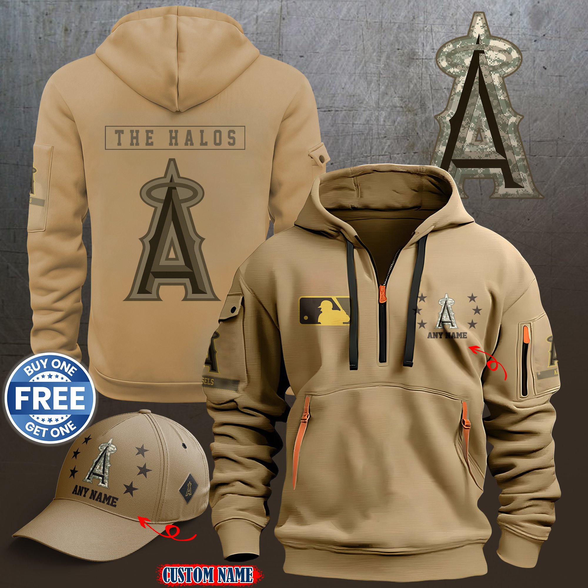 Los Angeles Angels 2024 Armed Forces Day  hoodie custom 58315