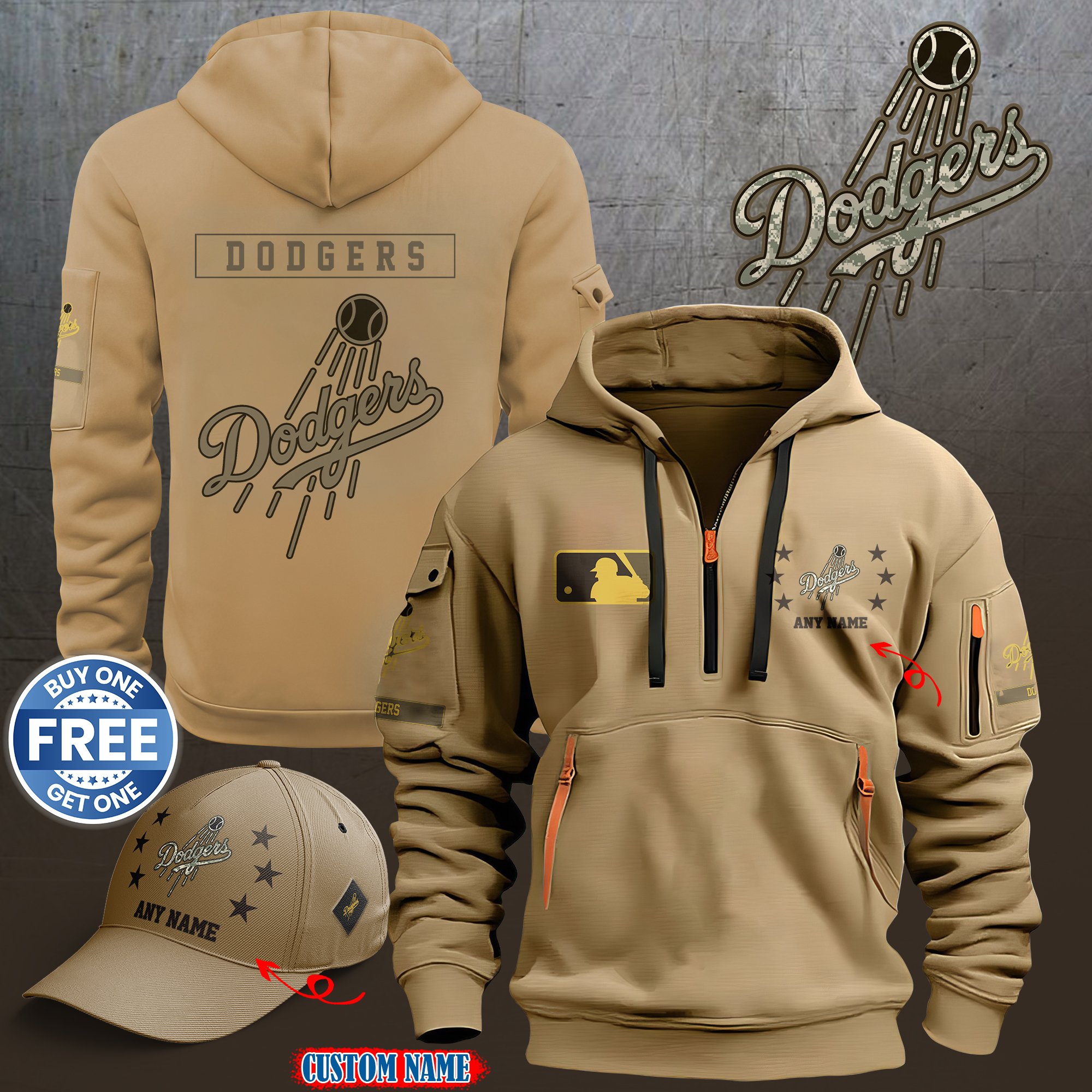 Los Angeles Dodgers 2024 Armed Forces Day  hoodie custom 58315