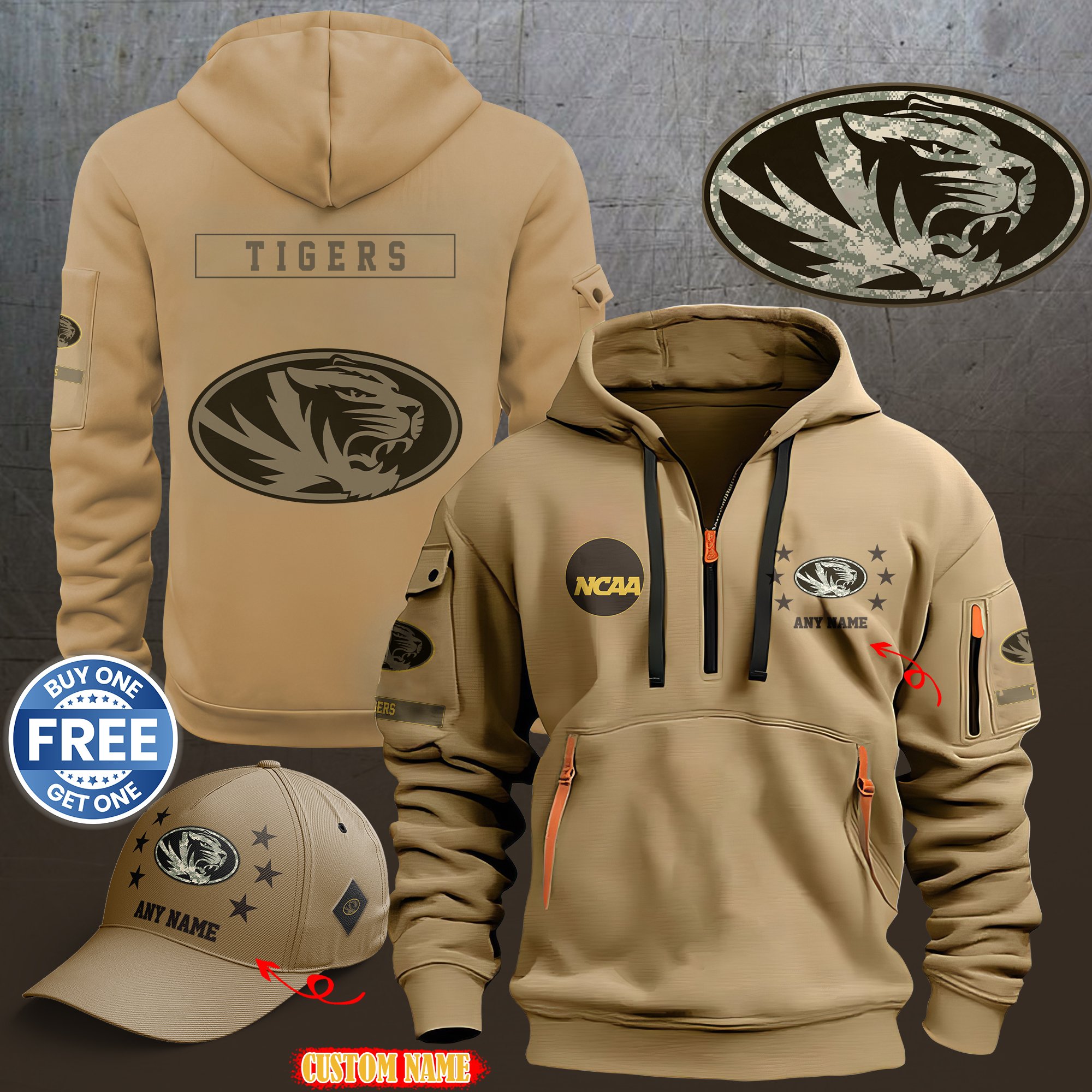 Missouri Tigers 2024 Armed Forces Day  hoodie custom 58315