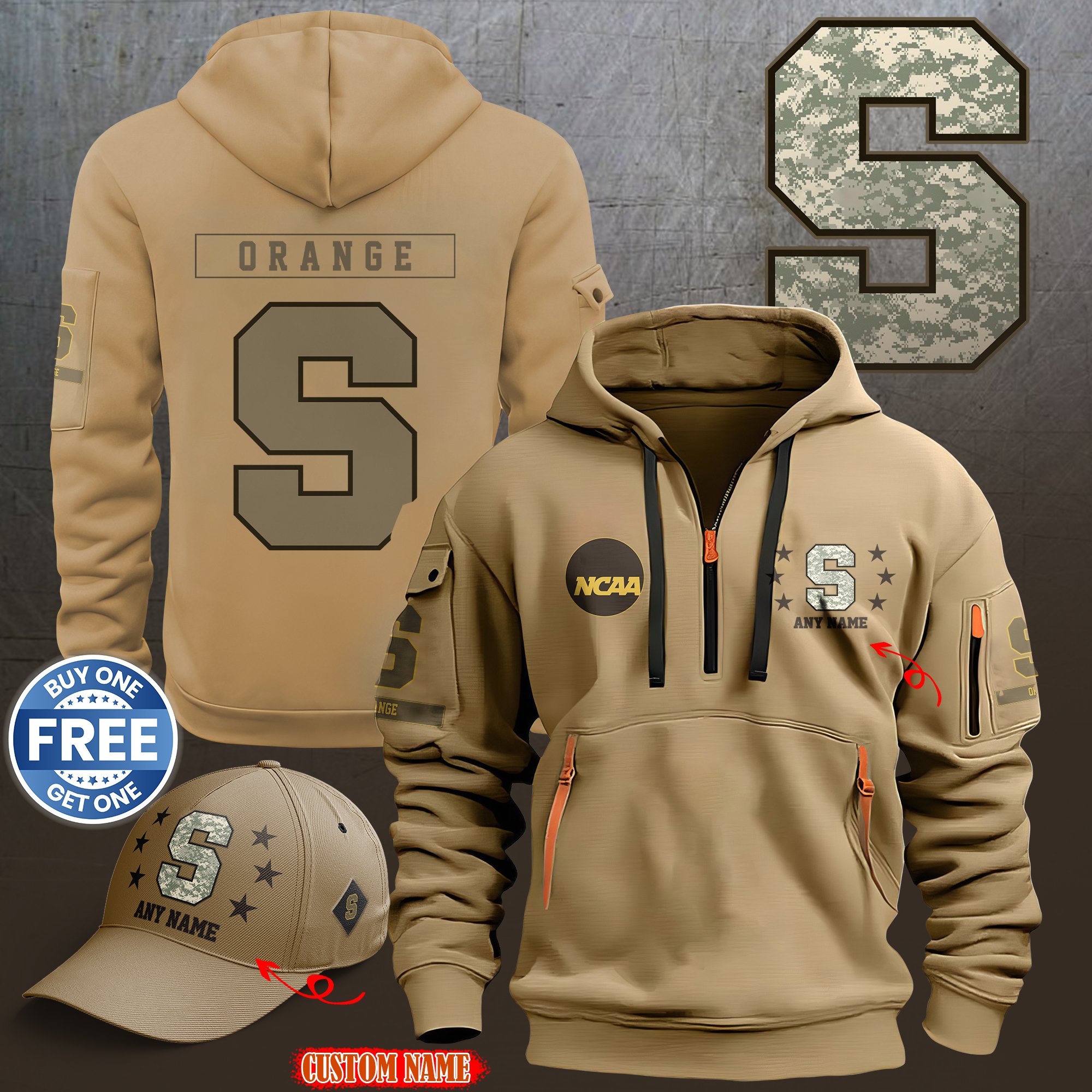 Syracuse Orange 2024 Armed Forces Day  hoodie custom 58315