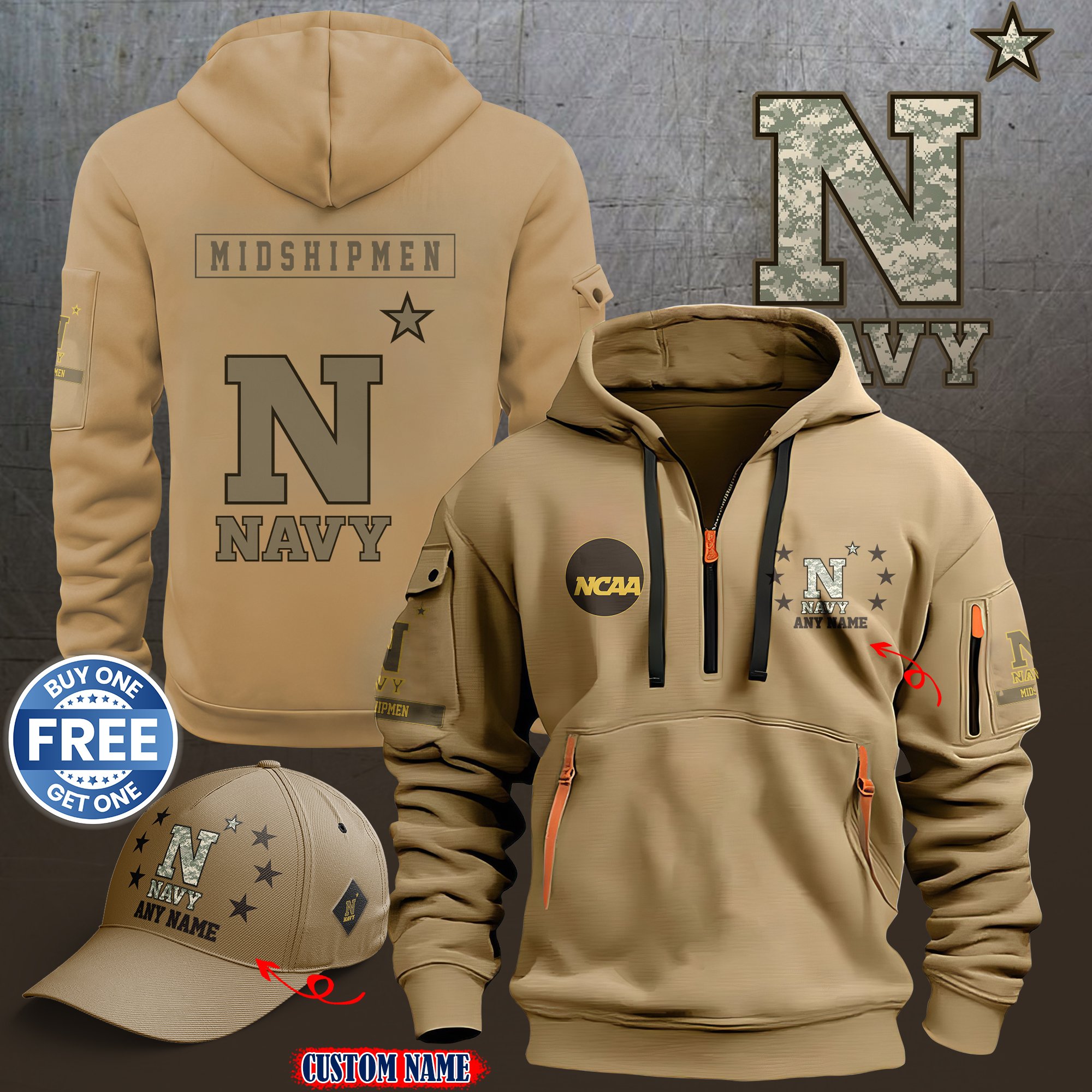 Navy Midshipmen 2024 Armed Forces Day  hoodie custom 58315